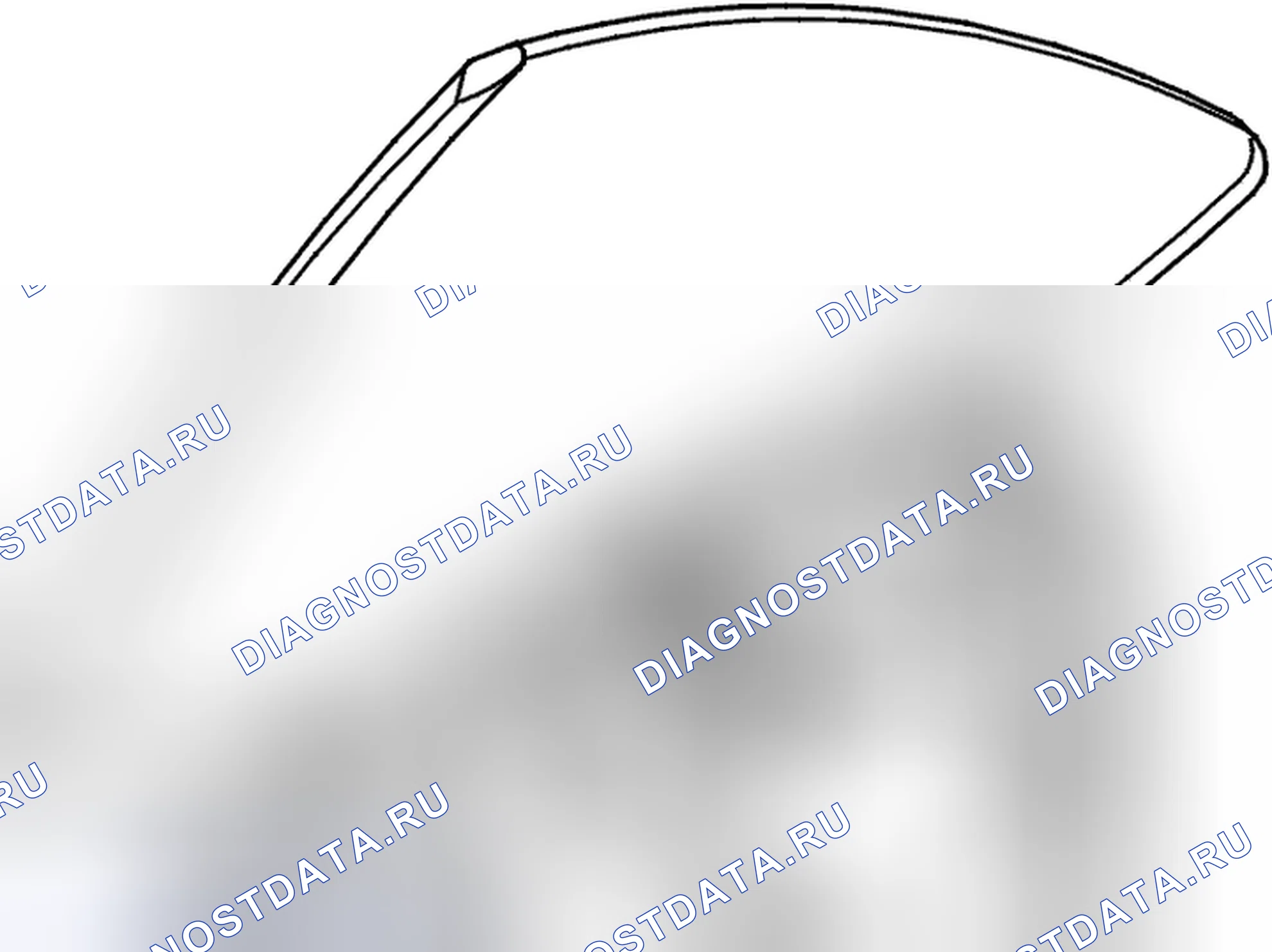 Рис. 567: Регулировка заднего бокового окна по вертикали. Volvo V70 II