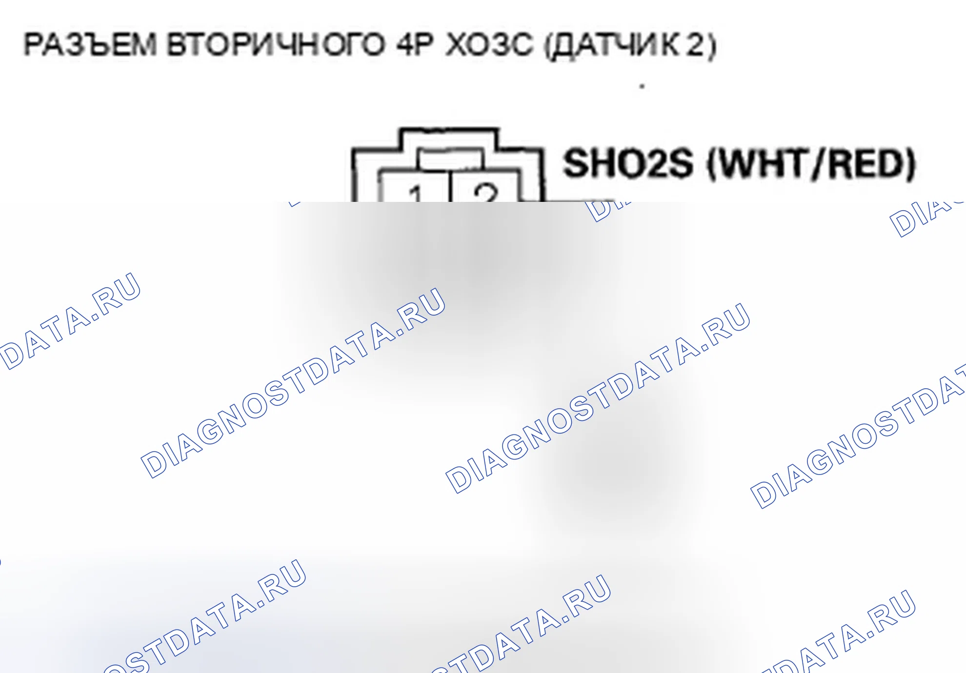 Рис. 96: расшифровка кода ошибки P0137: Низковольтная вторичная цепь подогреваемый кислородный датчик (датчик 2) (модели ' 09-10). Honda Fit GE