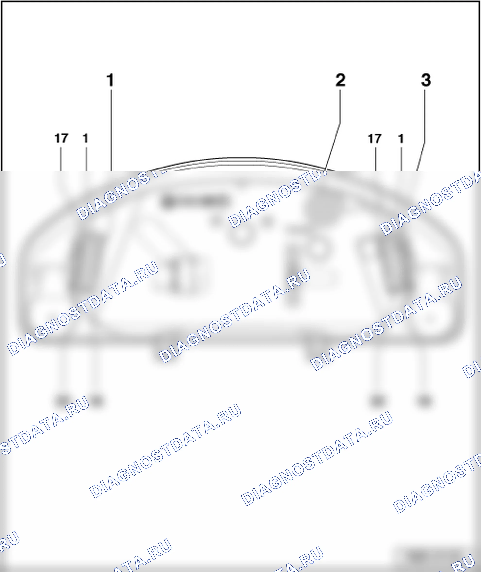 Вставка панели приборной панели. SEAT Alhambra I