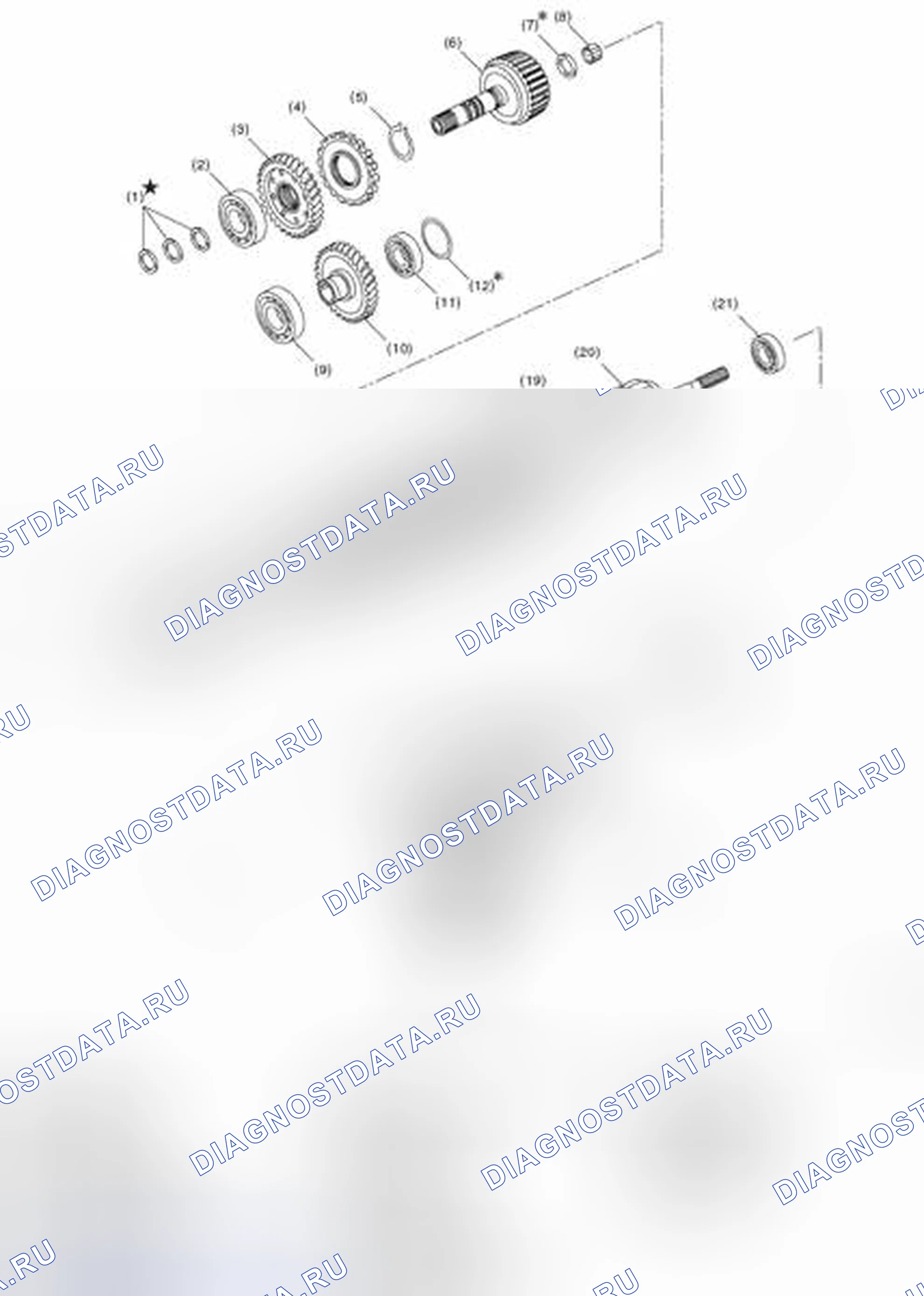Рис. 887: СЛУЧАЙ ПЕРЕНОСА И РАСШИРЕНИЯ. Subaru Forester SJ