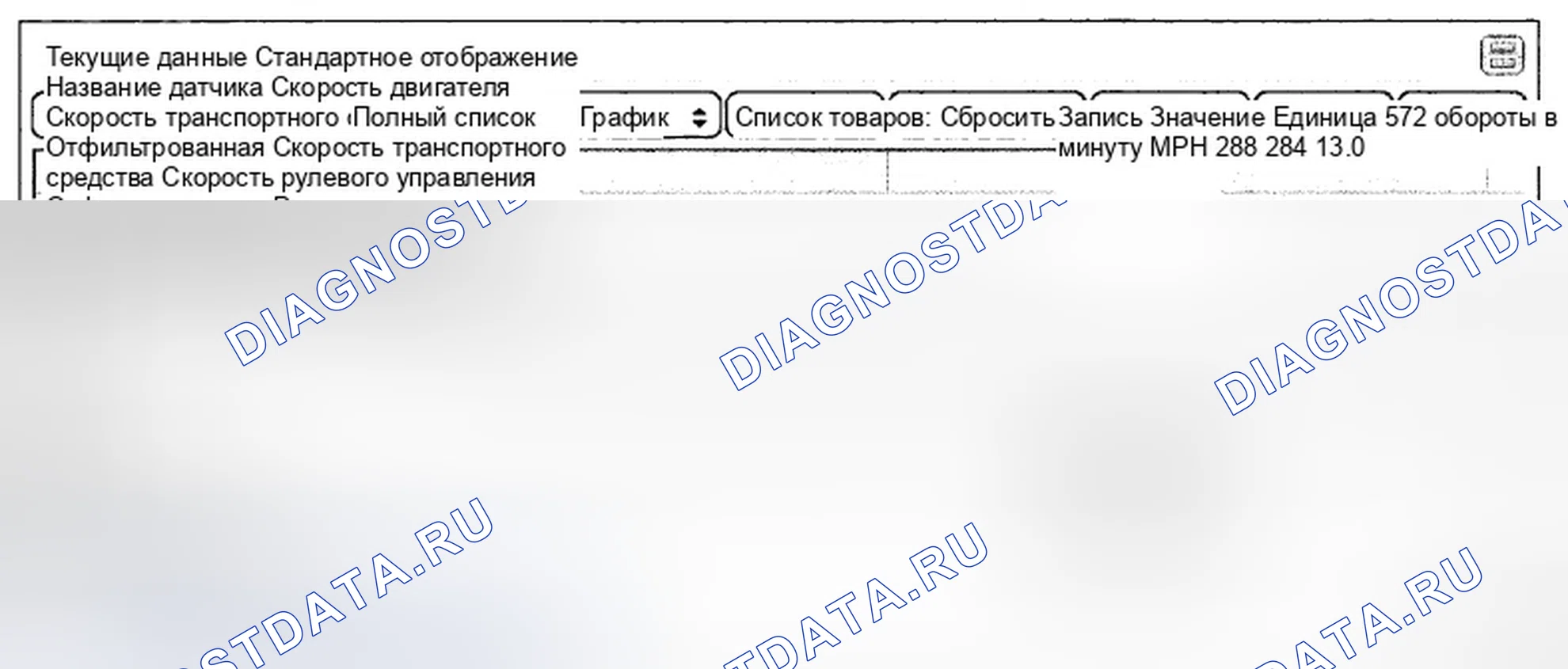 Рис. 46: Мониторинг данных Scantool. Hyundai Genesis I