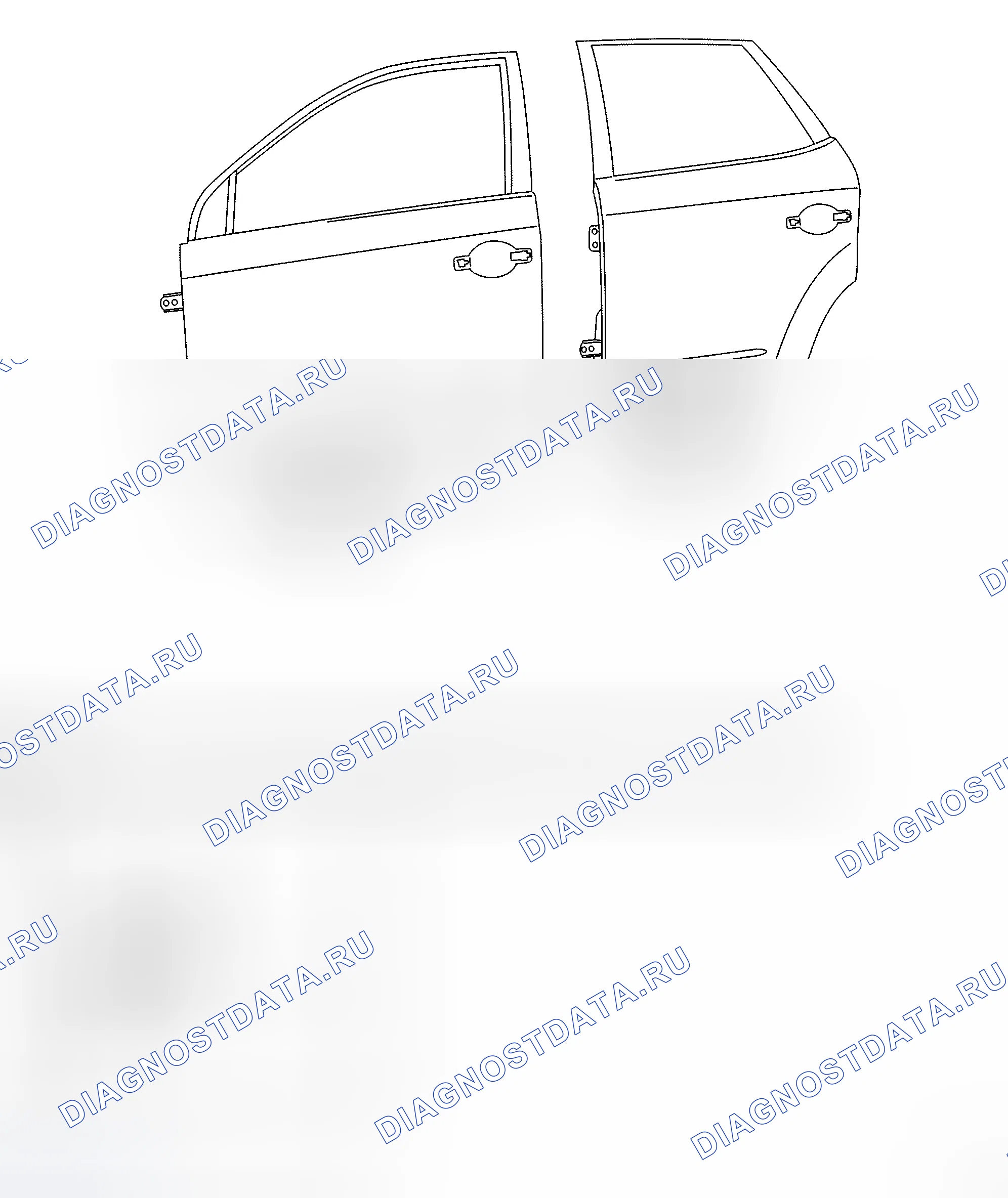 Рис. 413: АНТИКОРРОЗИОННЫЙ ВОСК. Honda Integra I