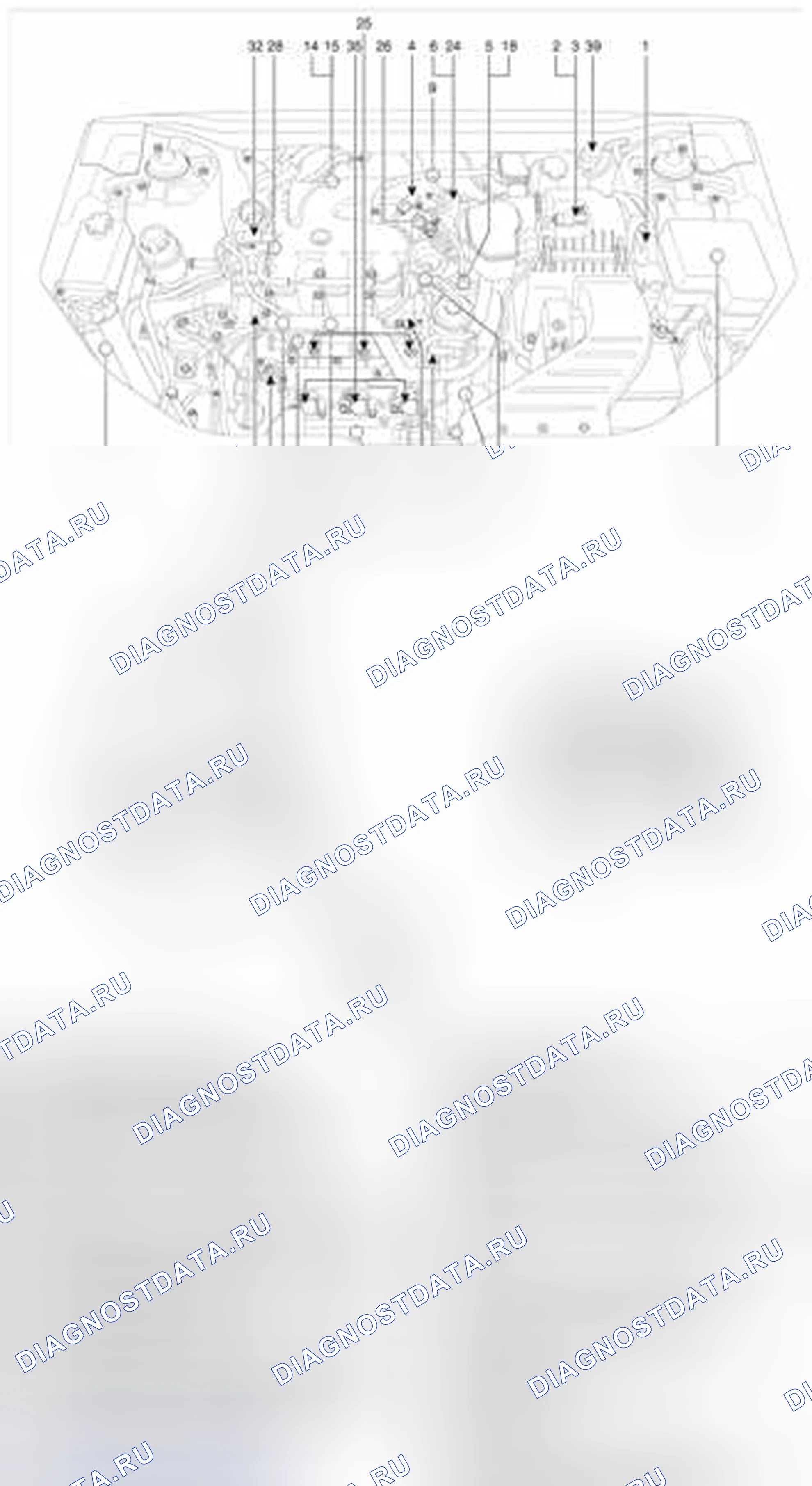 Рис. 173: Расположение компонентов. Geely SC7 I