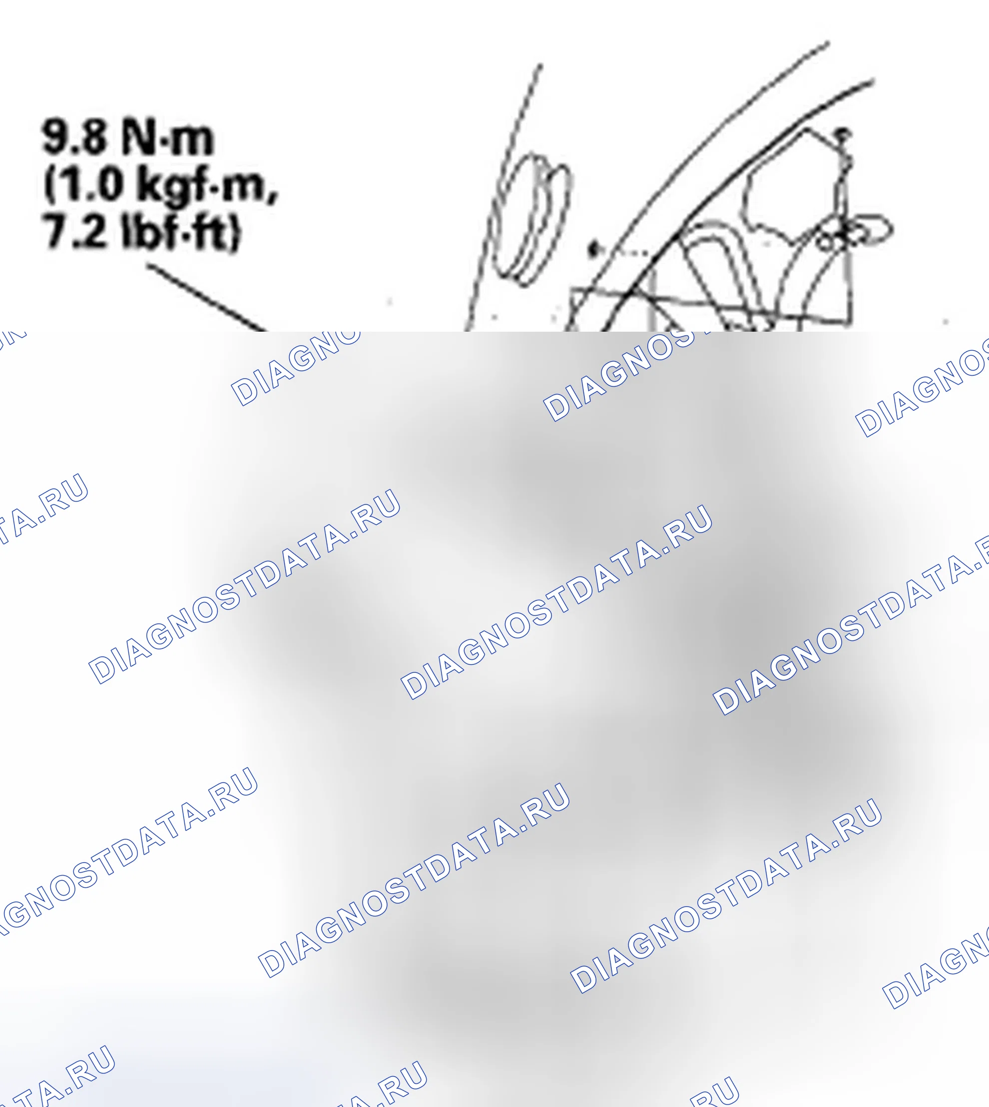 Рис. 92: Испытание клапана EVAP на герметичность при закрытом поплавке. Honda Odyssey IV