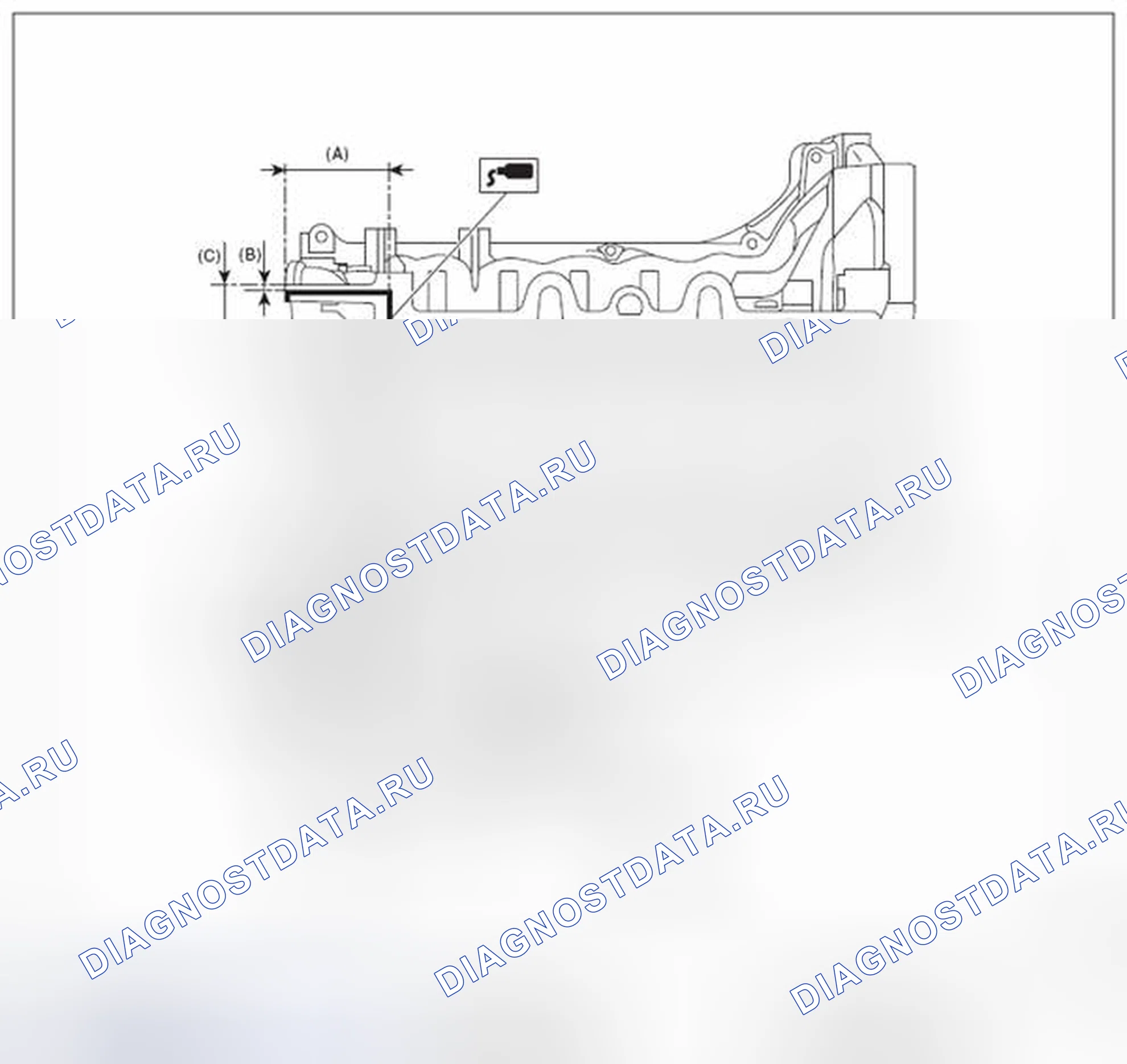 Рис. 524: УСТАНОВКА. Subaru Outback BR рестайлинг