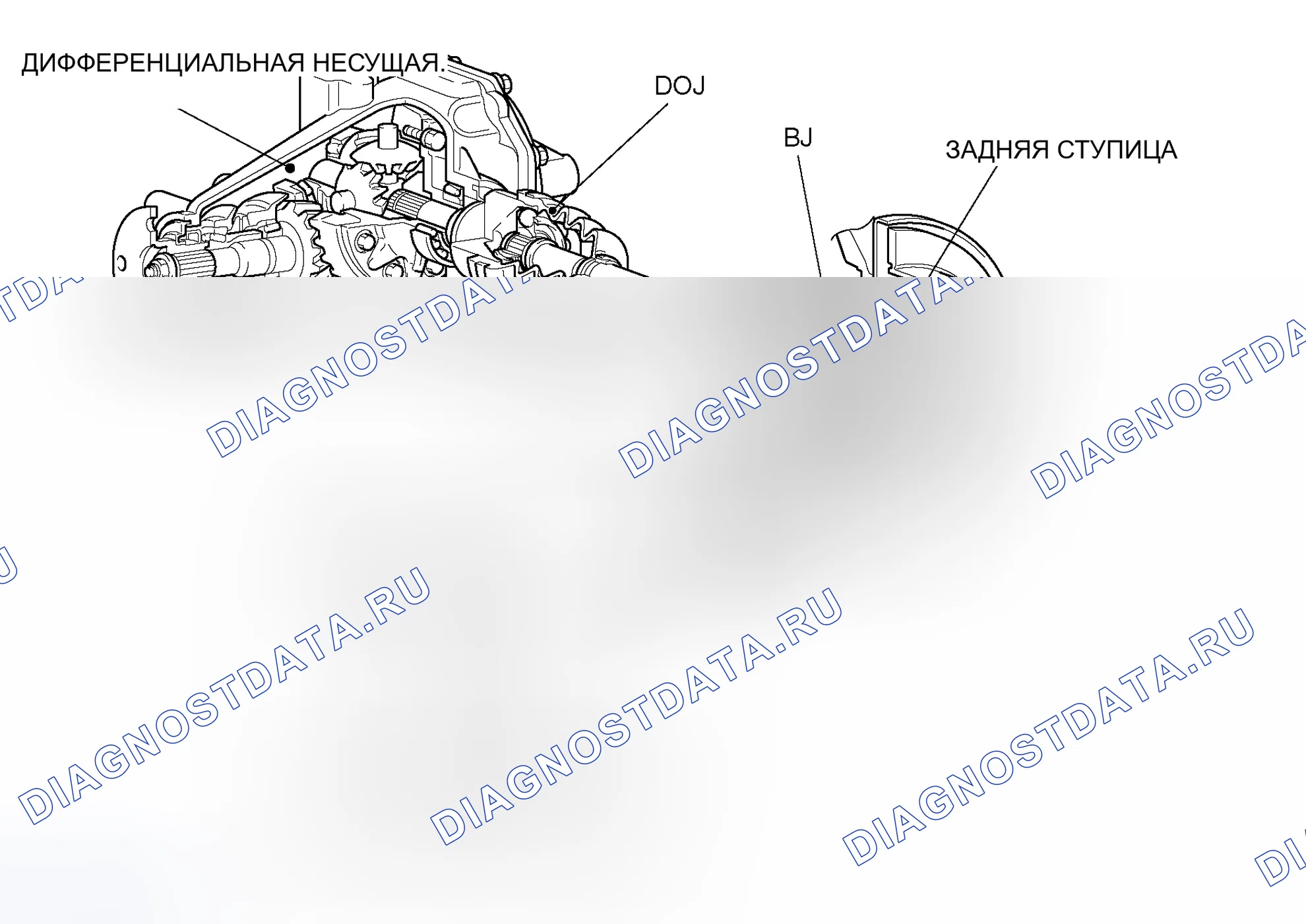 Рис. 93: СТРОИТЕЛЬНАЯ СХЕМА. Mitsubishi Endeavor I