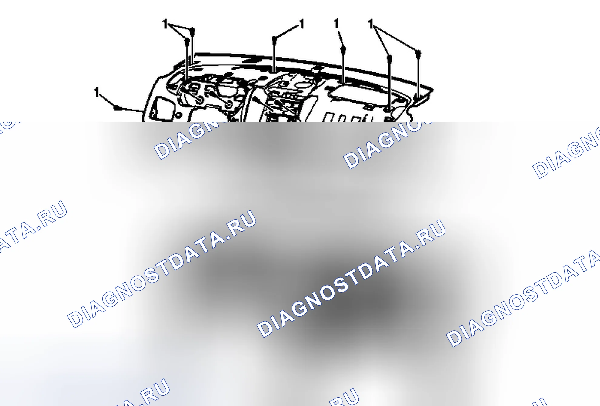 Рис. 78: Замена фиксатора нижней подушечки (рельеф местности). Chevrolet Equinox II