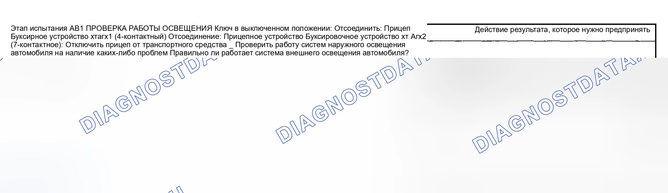 Рис. 135: ТОЧЕЧНОЕ ИСПЫТАНИЕ AB: ОГНИ ПРИЦЕПА НЕ РАБОТАЮТ - СТОЯНОЧНЫЕ ОГНИ ТРЕЙЛЕРА. Ford Pickup F250 Super Duty I