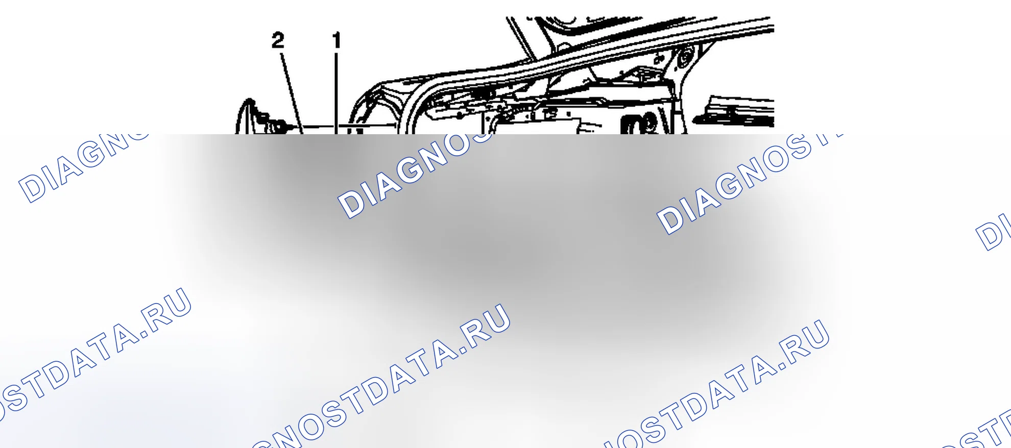 Рис. 42: Замена лампы задней лампы (LS / LT). Chevrolet Malibu VIII