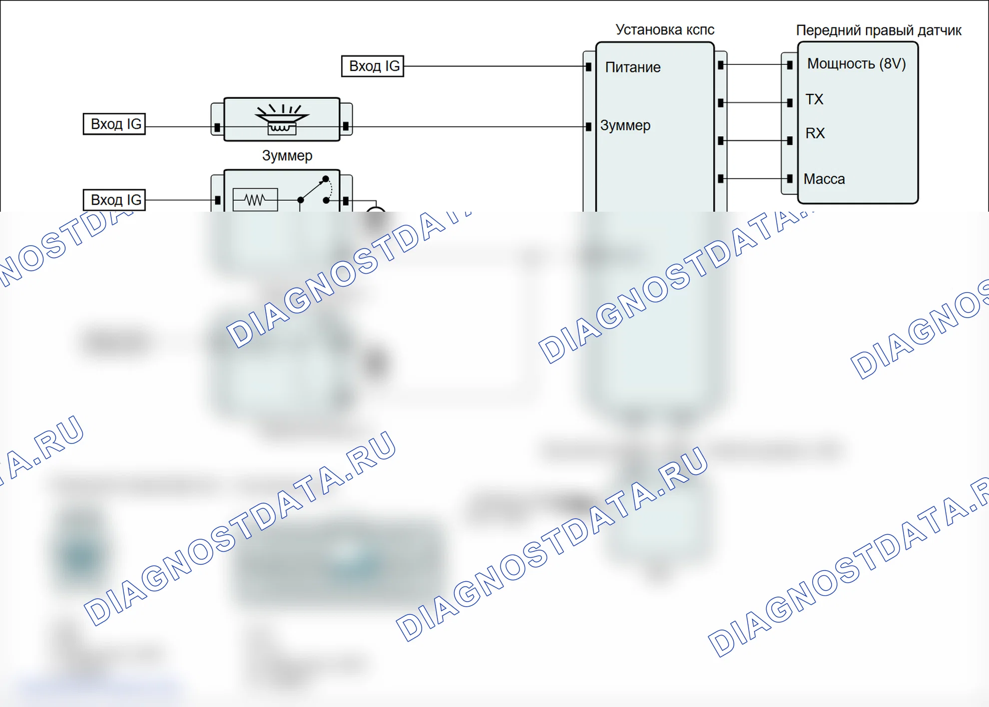 B1213: Отказ переднего правого датчика. Hyundai Genesis BH