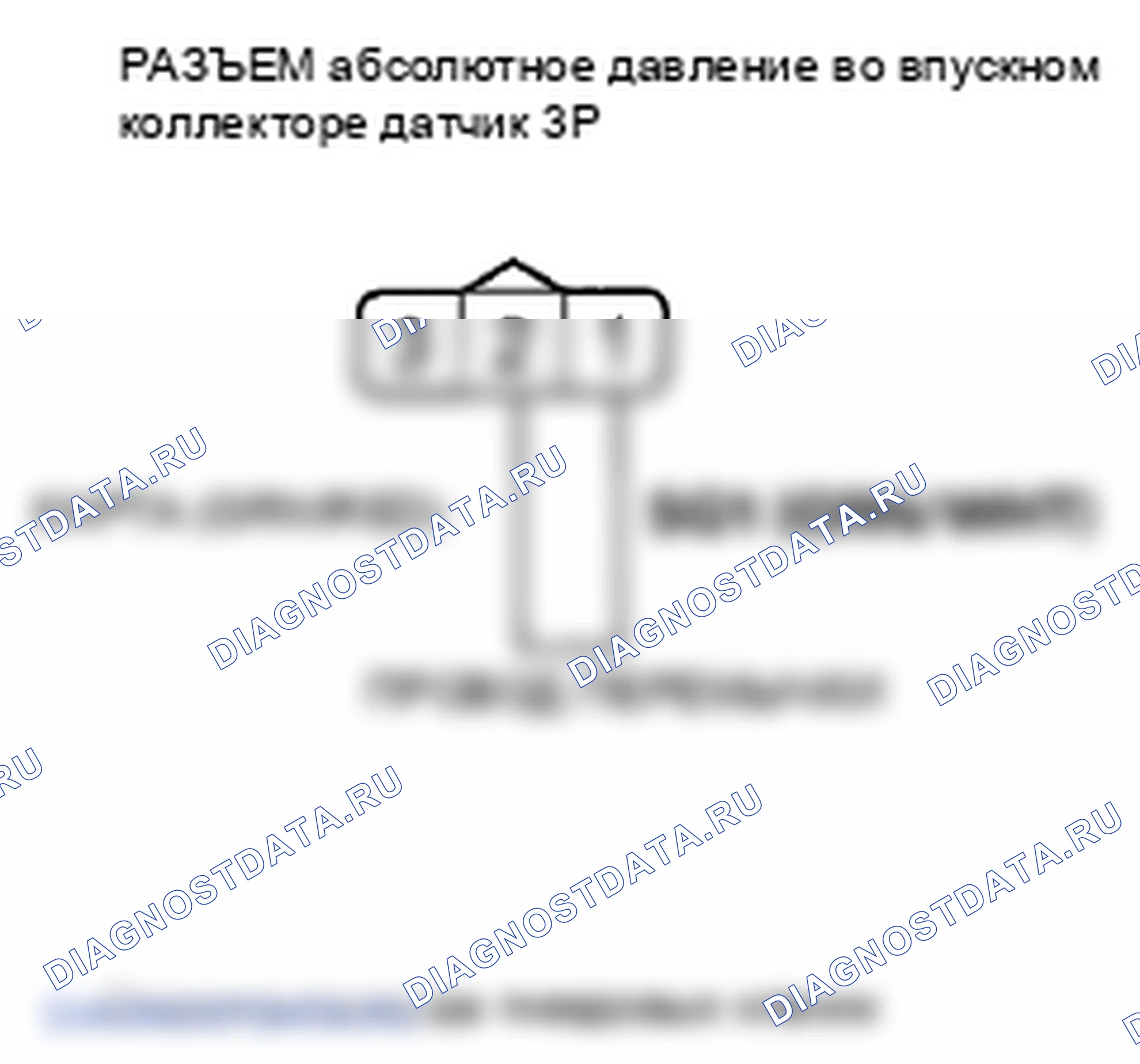 Рис. 784: P0108 расшифровка кода ошибки: высоковольтная цепь датчика абсолютное давление во впускном коллекторе. Honda Crosstour I