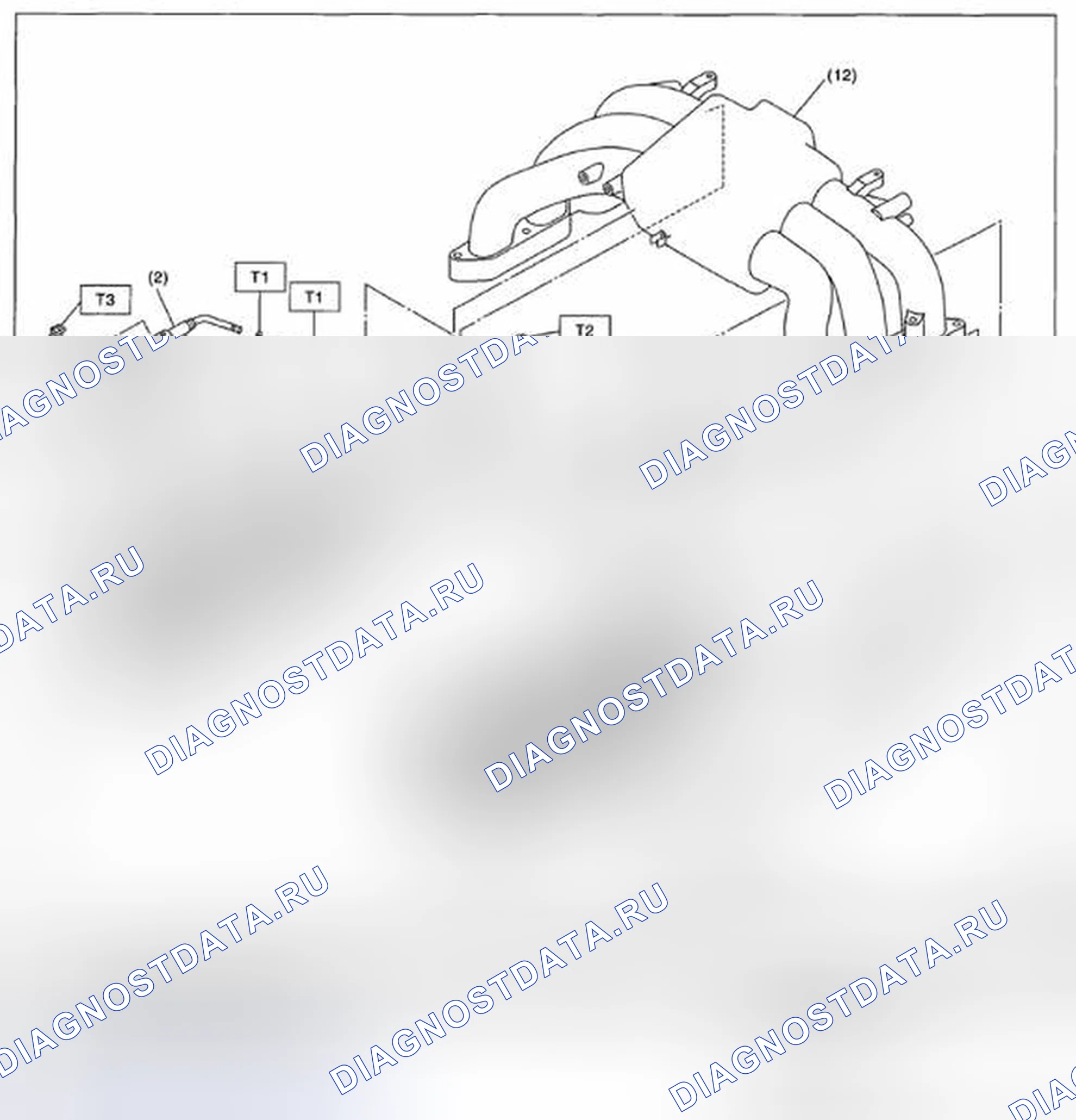 Рис. 382: ТОПЛИВНАЯ ФОРСУНКА. Subaru Legacy BM/BR
