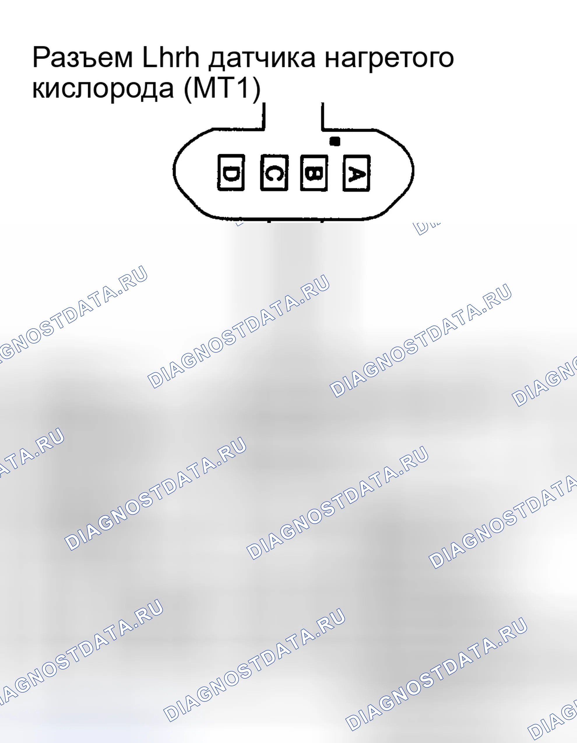 Рис. 176: ДАТЧИК НАГРЕТОГО КИСЛОРОДА ЛЕВ / ПРАВ (MT1). Chevrolet Chevy Express G1500 