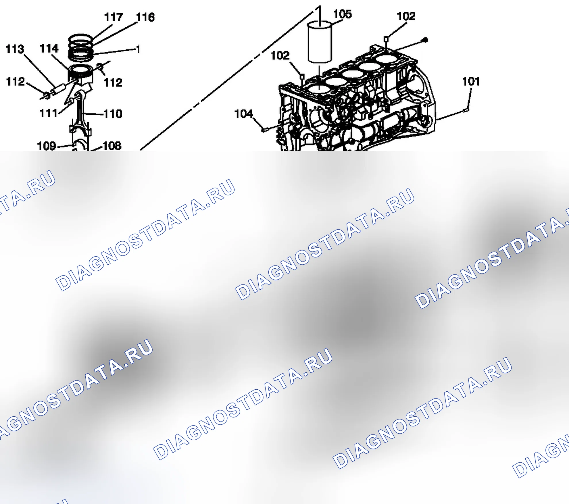 Рис. 100: Виды в разобранном виде. Chevrolet Colorado I