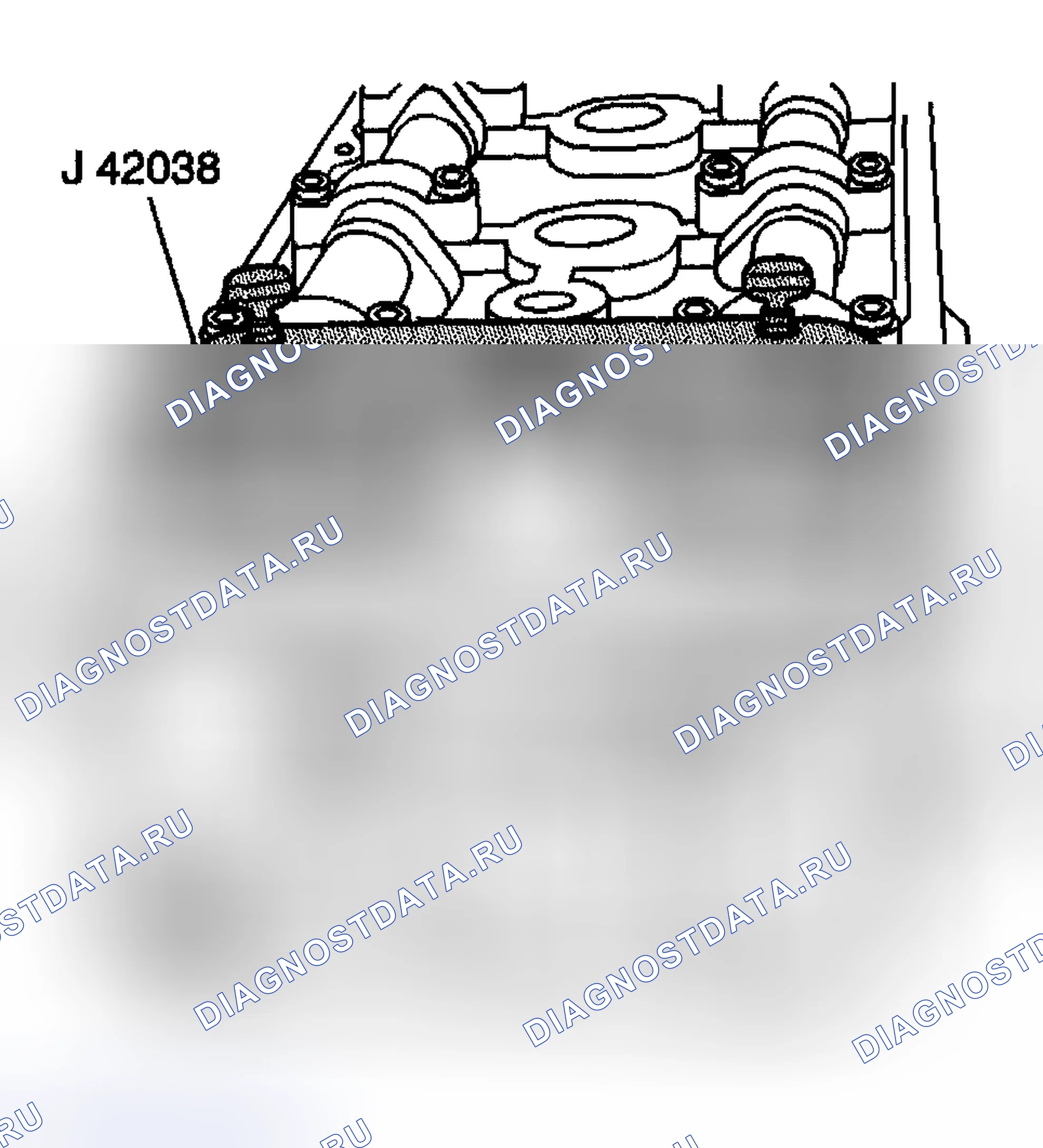 Рис. 1523: Порядок демонтажа. Hyundai Terracan I рестайлинг