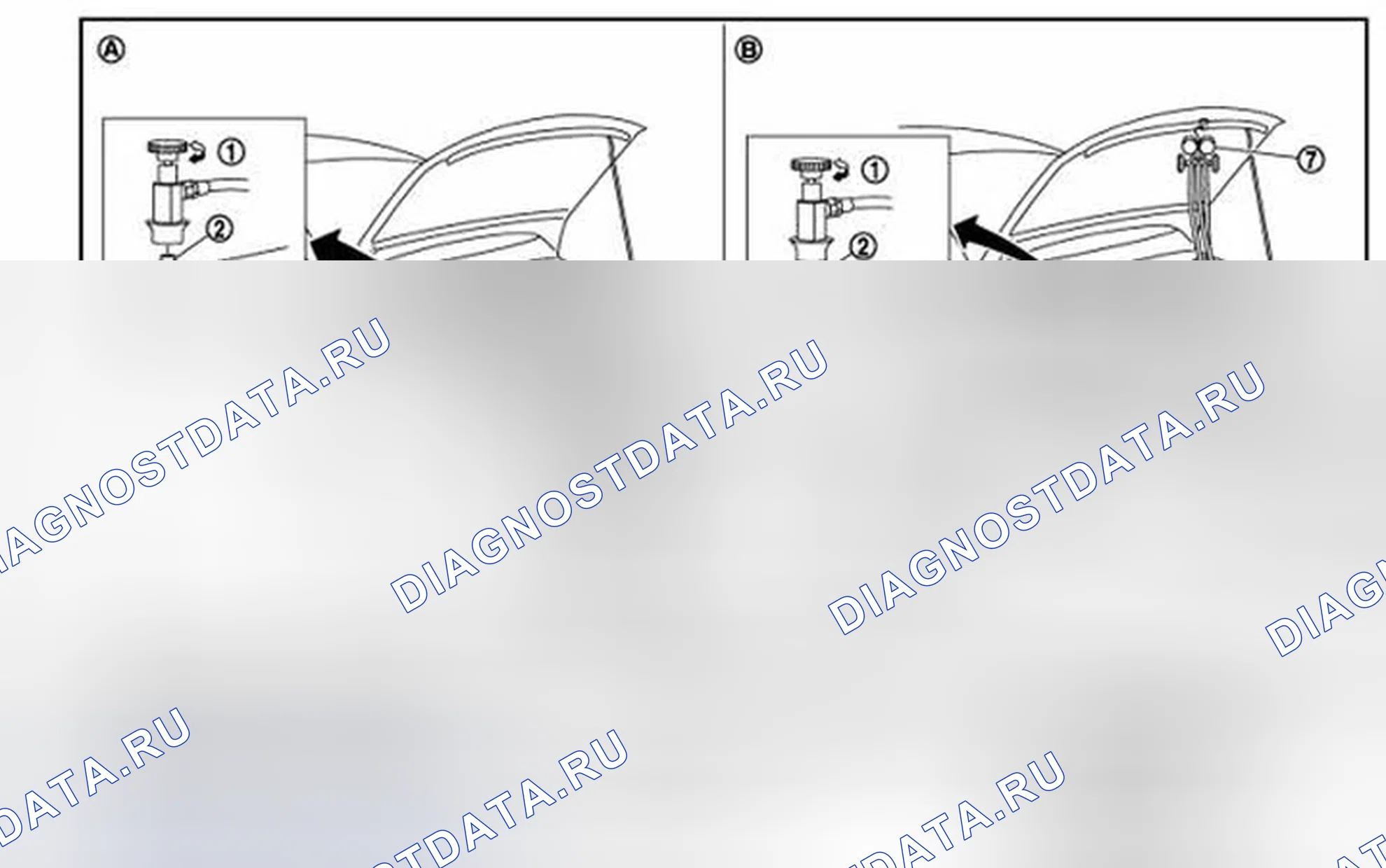 Рис. 49: ПОДКЛЮЧЕНИЕ СЕРВИСНОГО ИНСТРУМЕНТА И ОБОРУДОВАНИЯ. Infiniti QX56 II