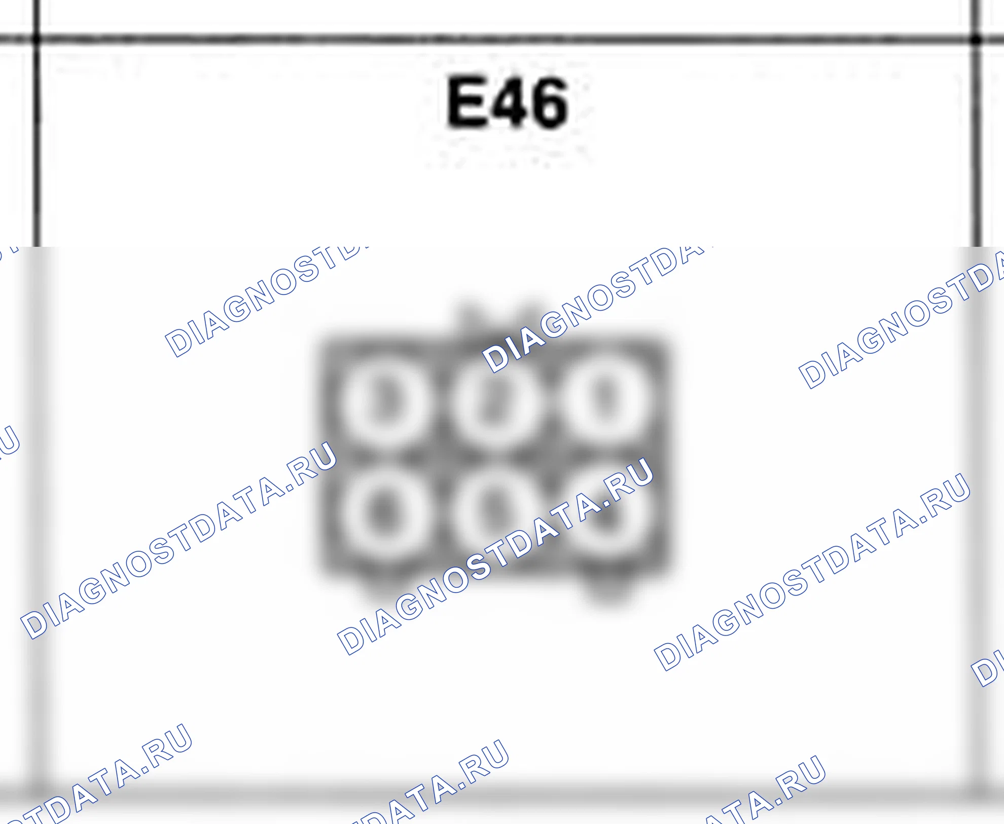 Распиновка разъёма E46 — жгута двигателя. Hyundai H-1 A1