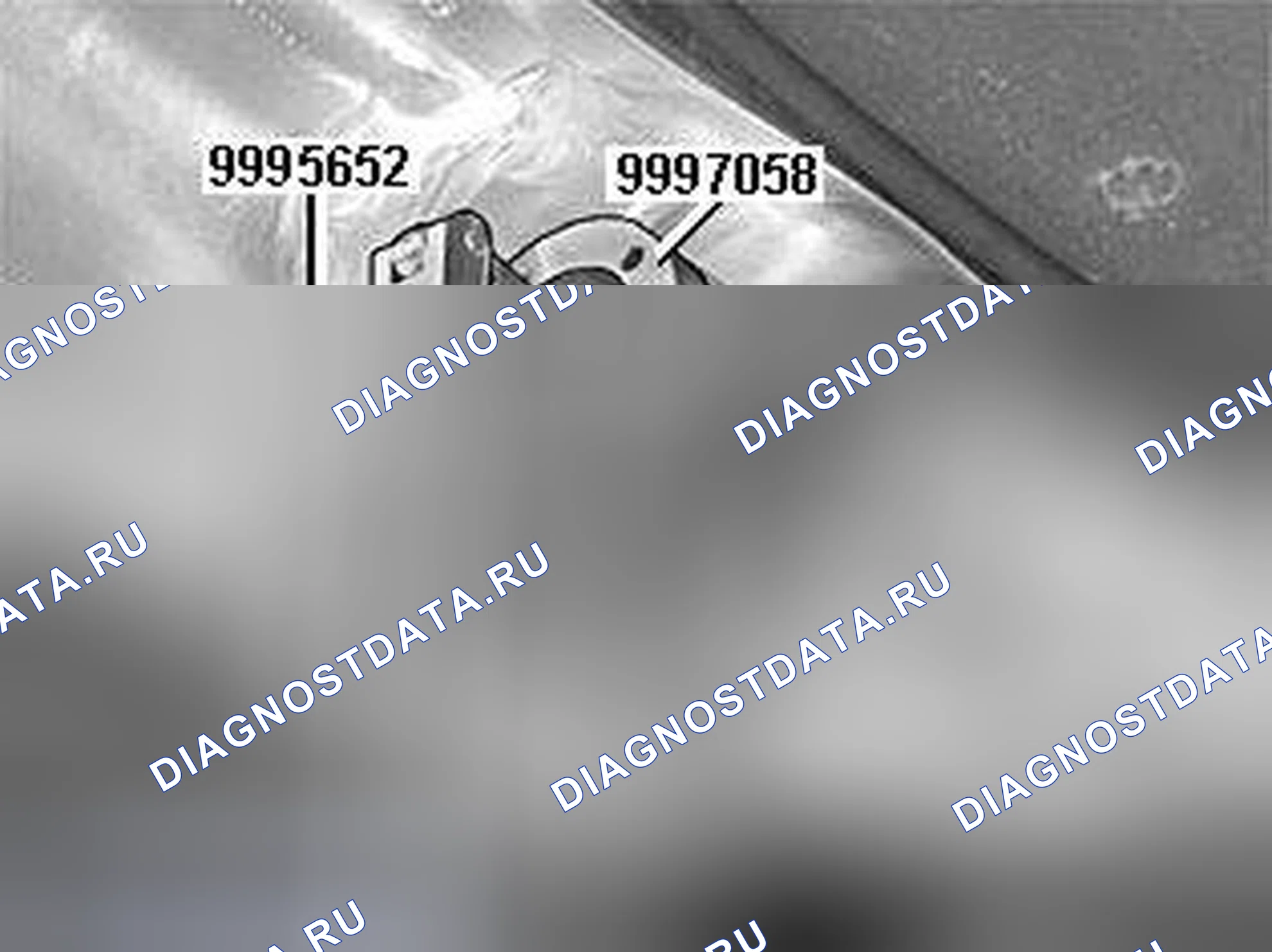 Рис. 251: Удаление фланца. Volvo V70 II