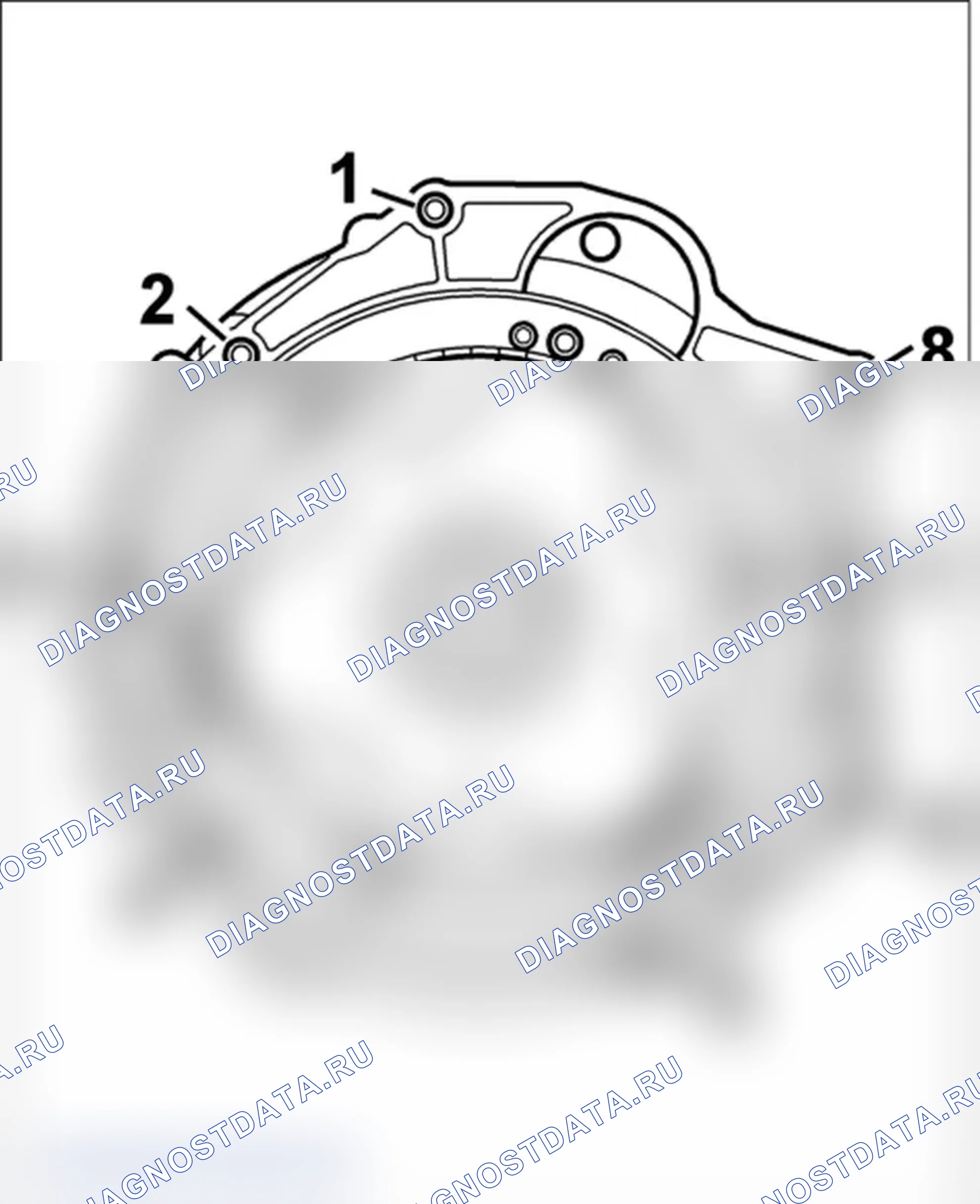 Рис. 60: Демонтаж корпуса преобразователя. Porsche 911 GT3 997