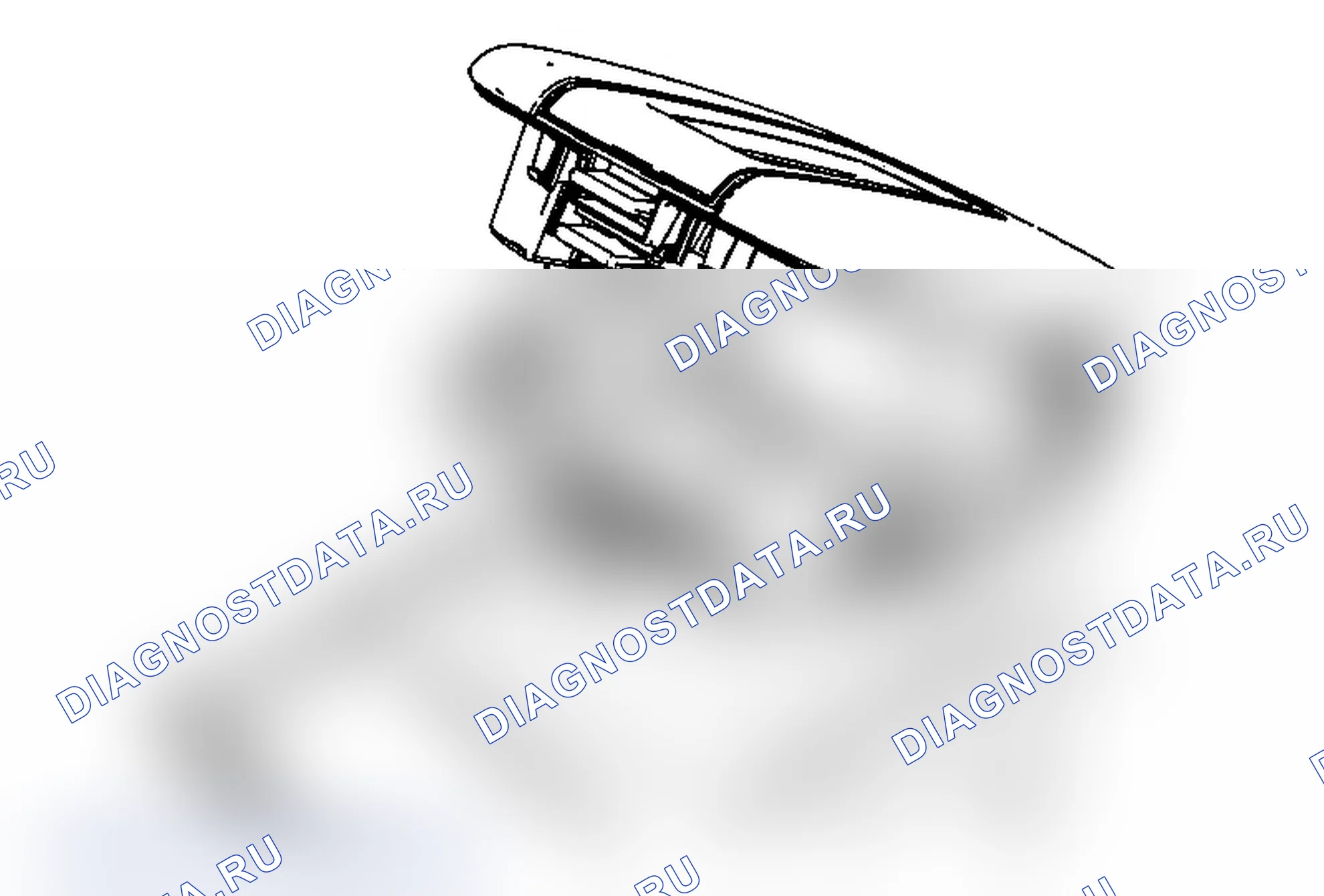 Рис. 34: Замена USB-розетки (Cadillac). Chevrolet Tahoe III