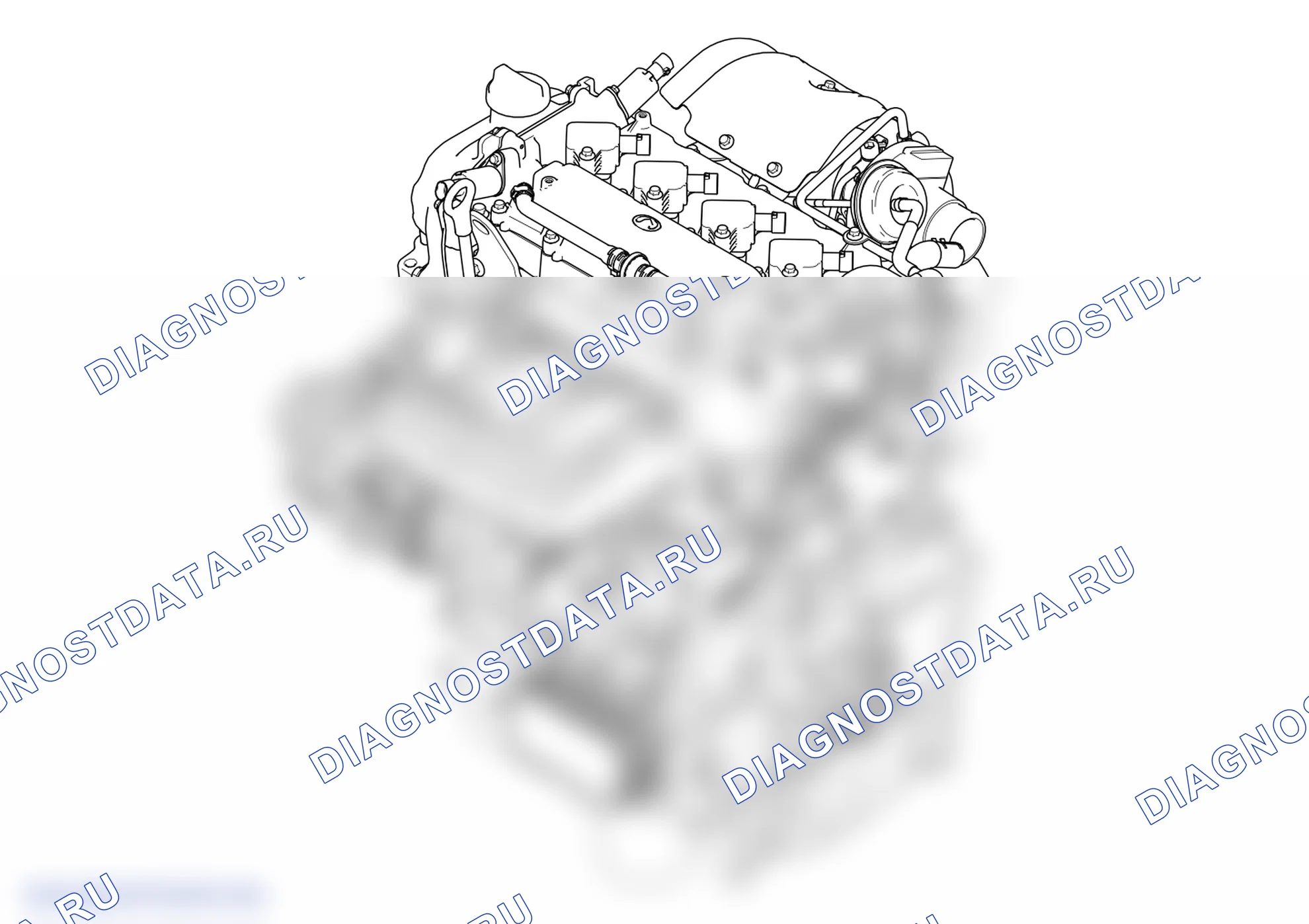 Положение номера двигателя — Haval H4. Haval H4 I