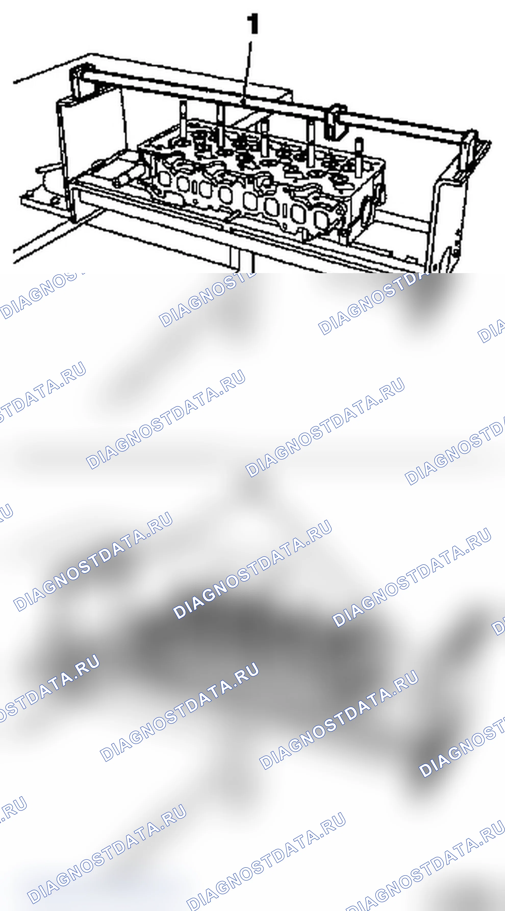 Сборка головки цилиндров. Opel Combo C