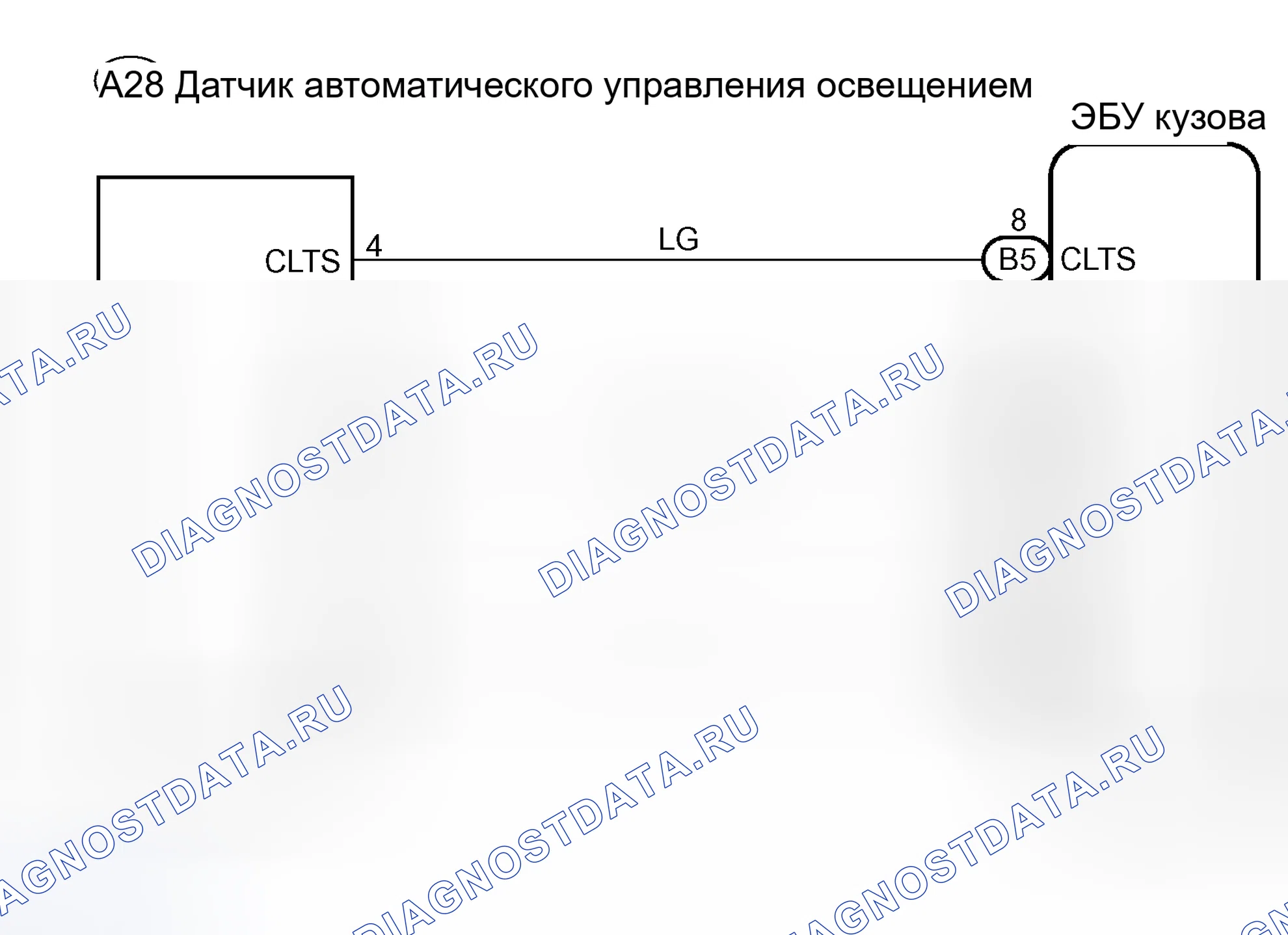 Рис. 35: электросхема. Toyota Avalon XX20 рестайлинг