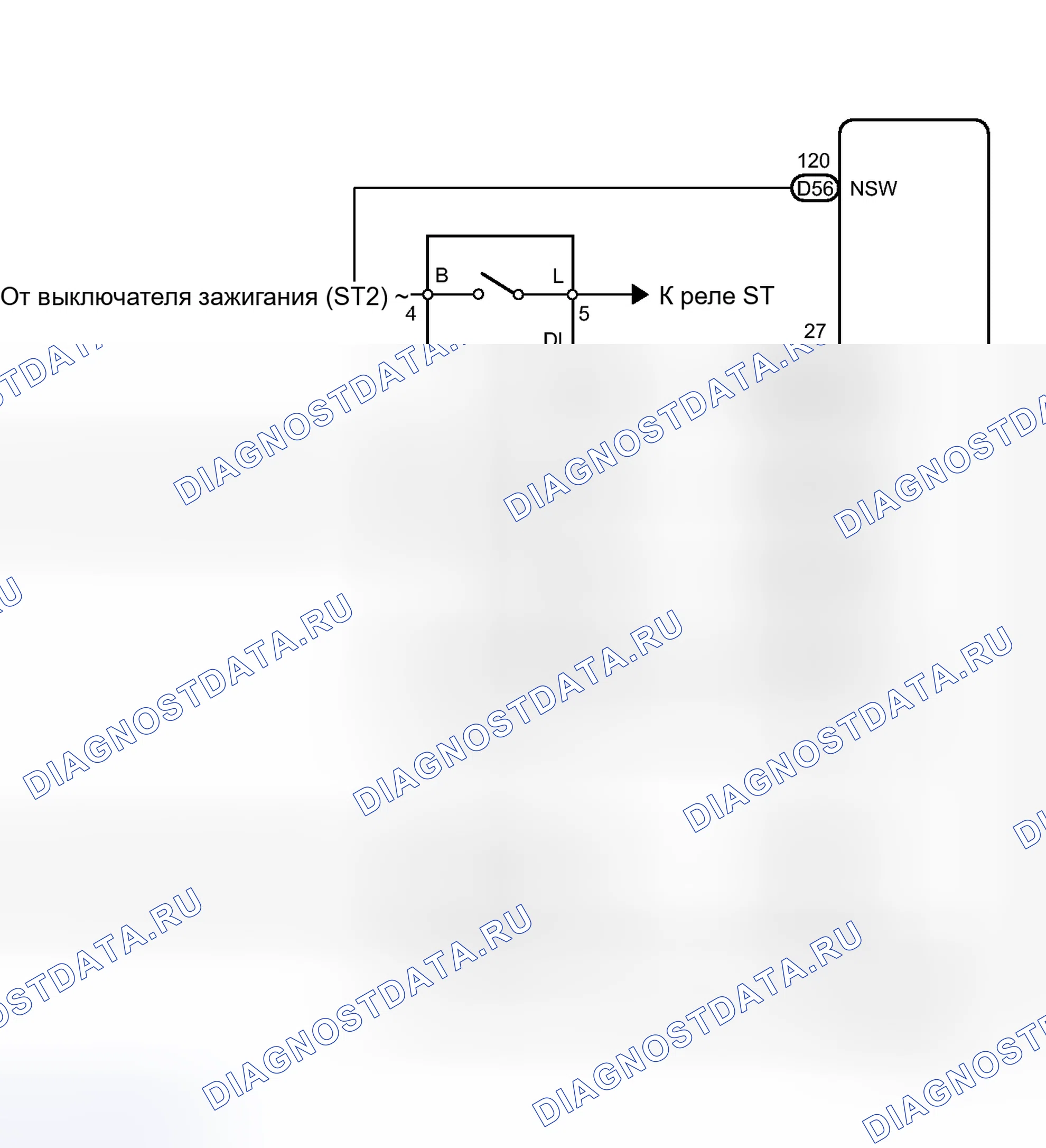 Рис. 1939: электросхема. Toyota Sequoia II рестайлинг