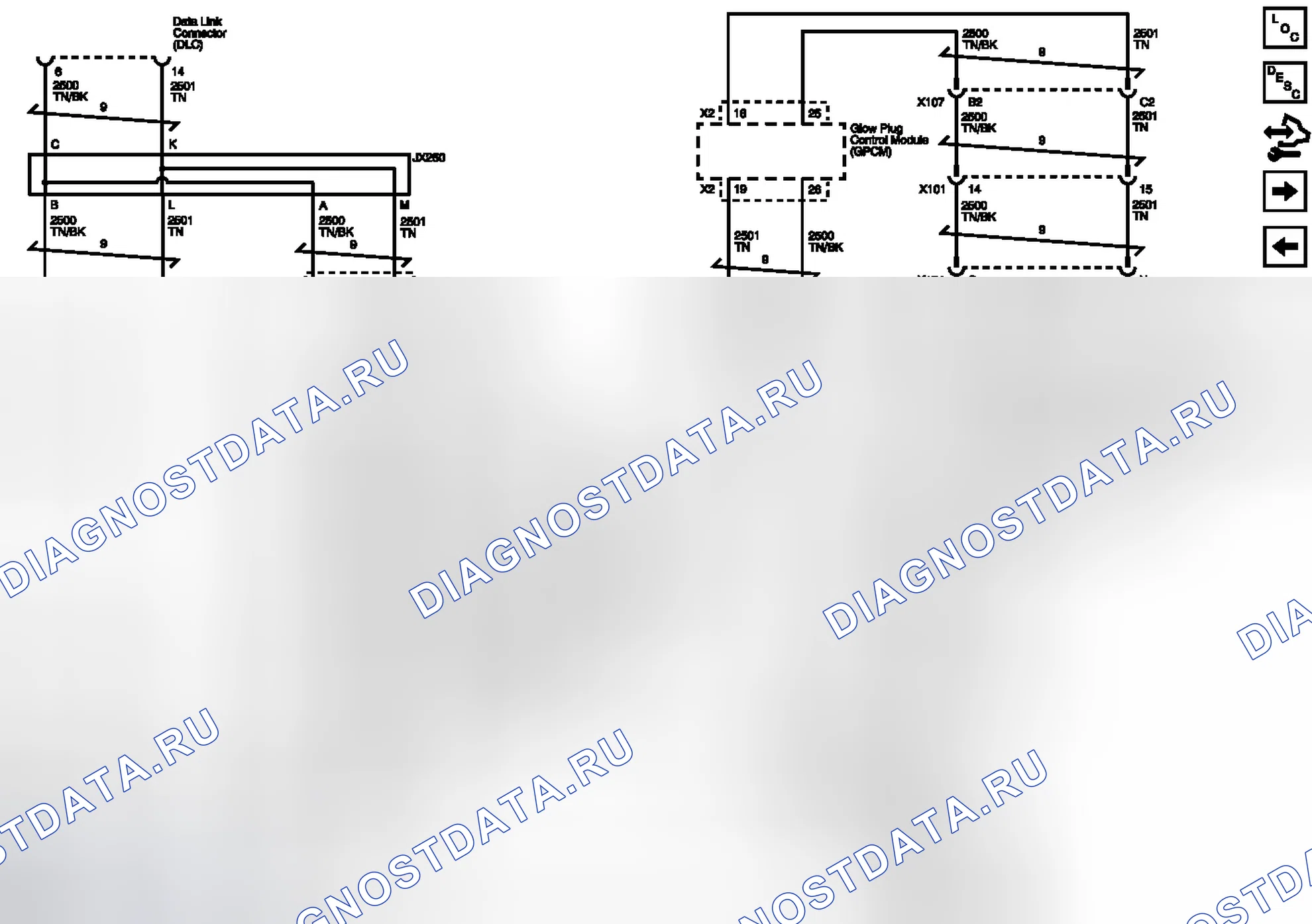 Рис. 3: Высокоскоростной GMLAN (дизель). GMC RV Cutaway G3500 