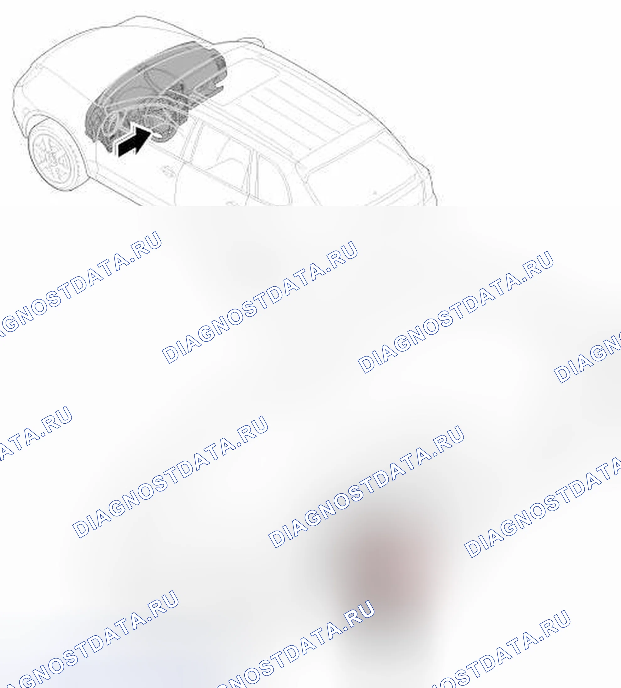 Рис. 153: Удаление блока подушки безопасности водителя. Porsche Cayenne GTS 957 рестайлинг