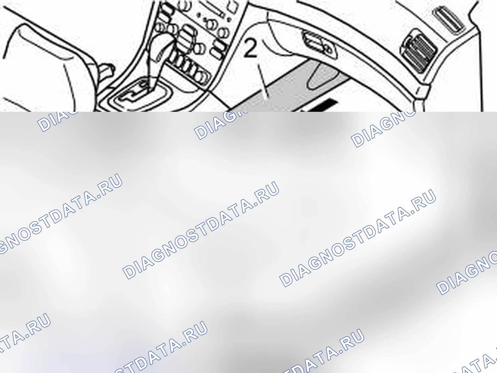 Рис. 1007: Подготовка в пассажирском салоне. Volvo V70 II