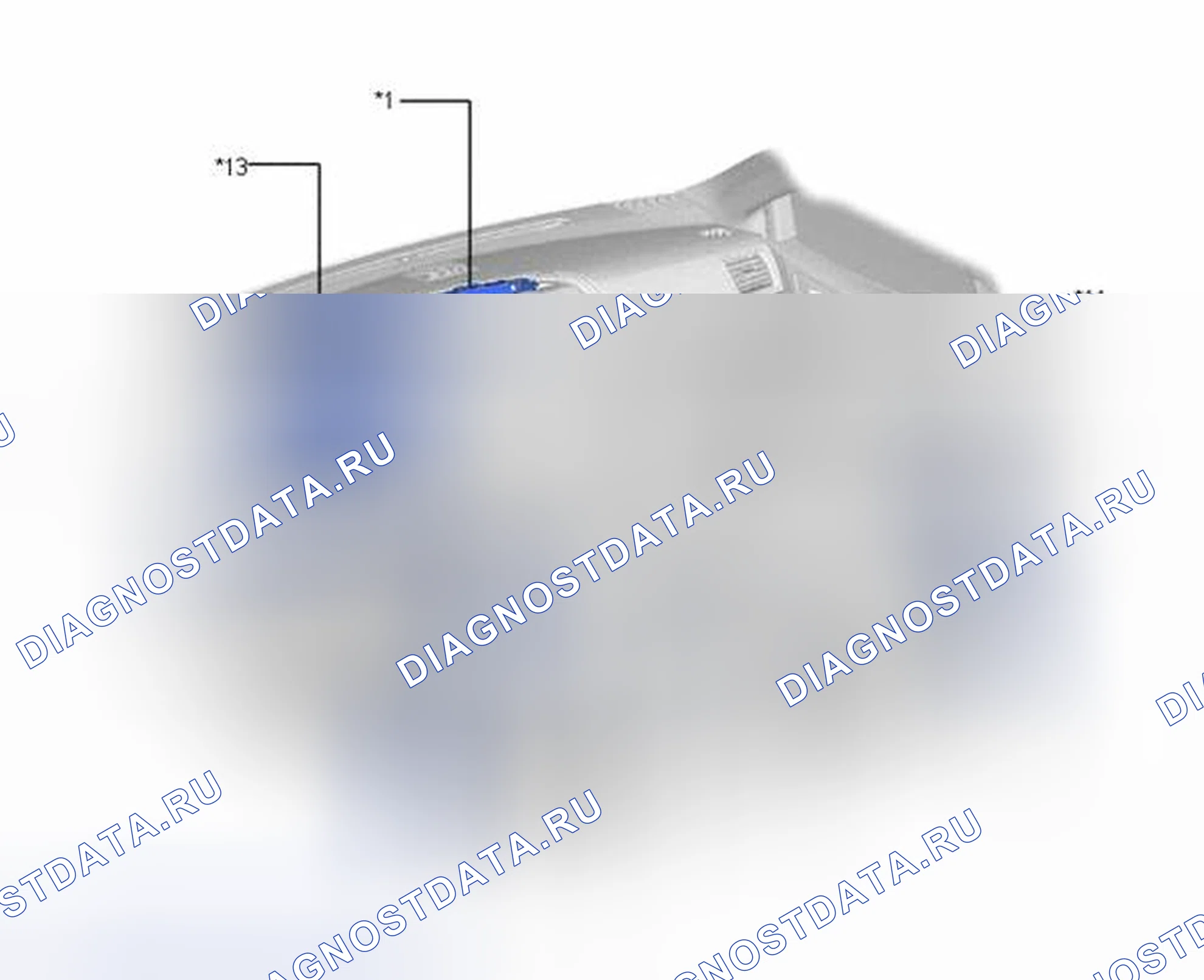 Рис. 334: ИЛЛЮСТРАЦИЯ. Toyota Highlander III