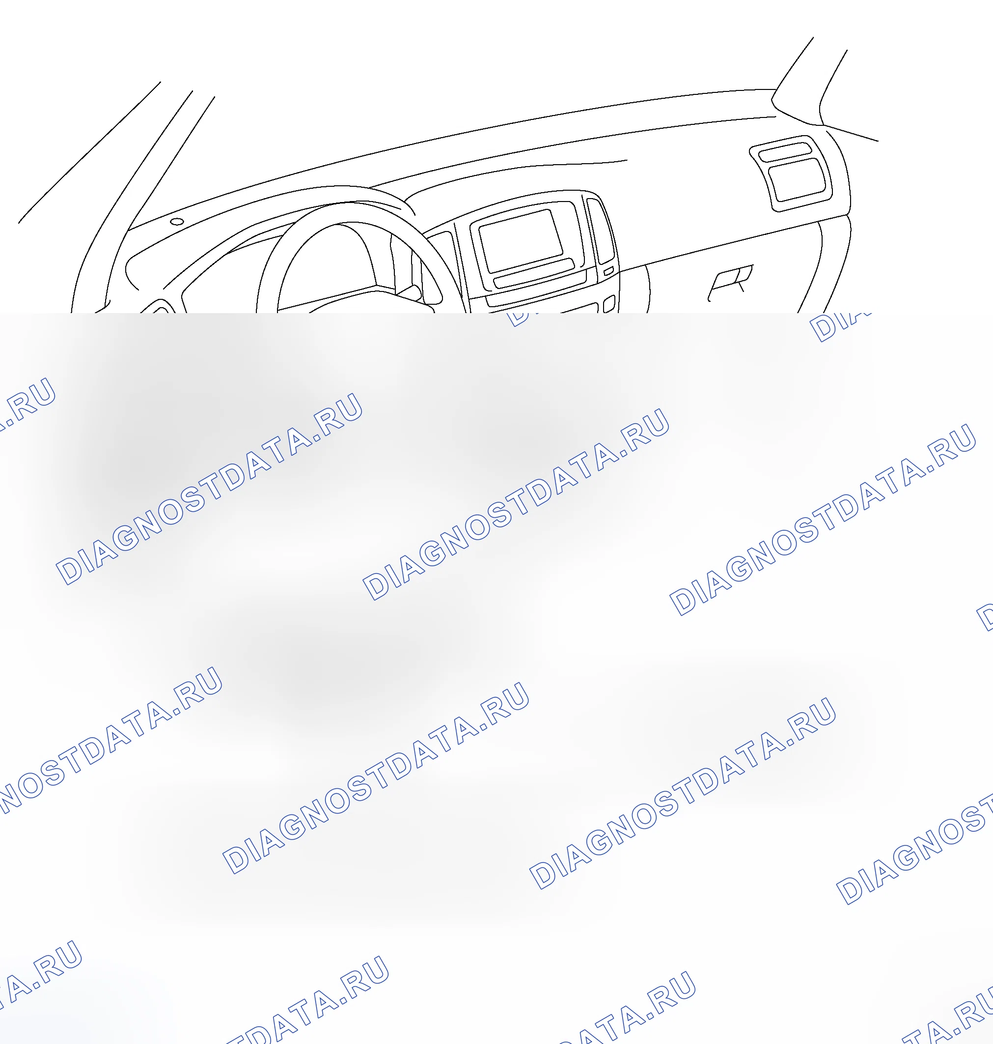 Рис. 281: КОМПОНЕНТЫ. Toyota Land Cruiser 100 рестайлинг 2