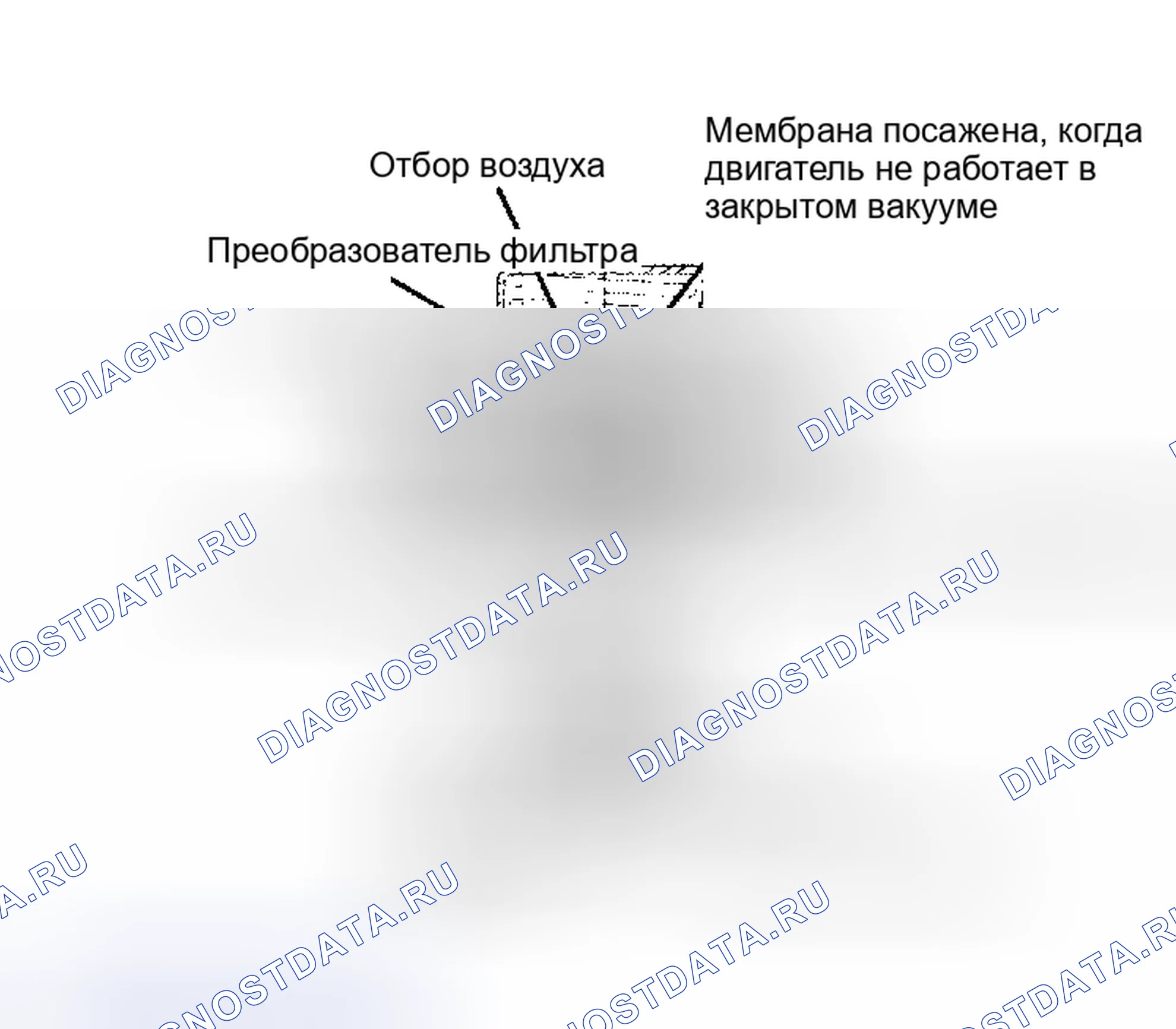 Рис. 70: Вид с местным разрезом клапана рециркуляция отработавших газов с отрицательным противодавлением. Pontiac Grand Prix IV