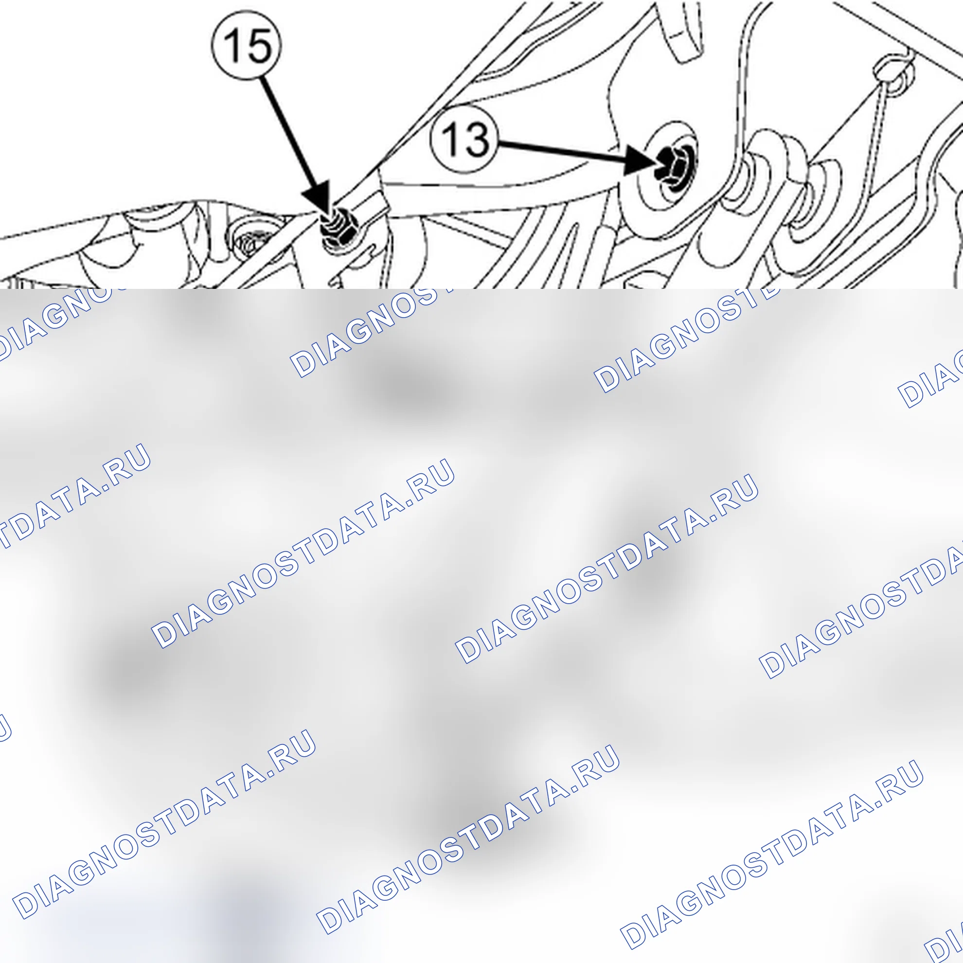 Момент затяжки системы заднего моста. Renault Vel-Satis I