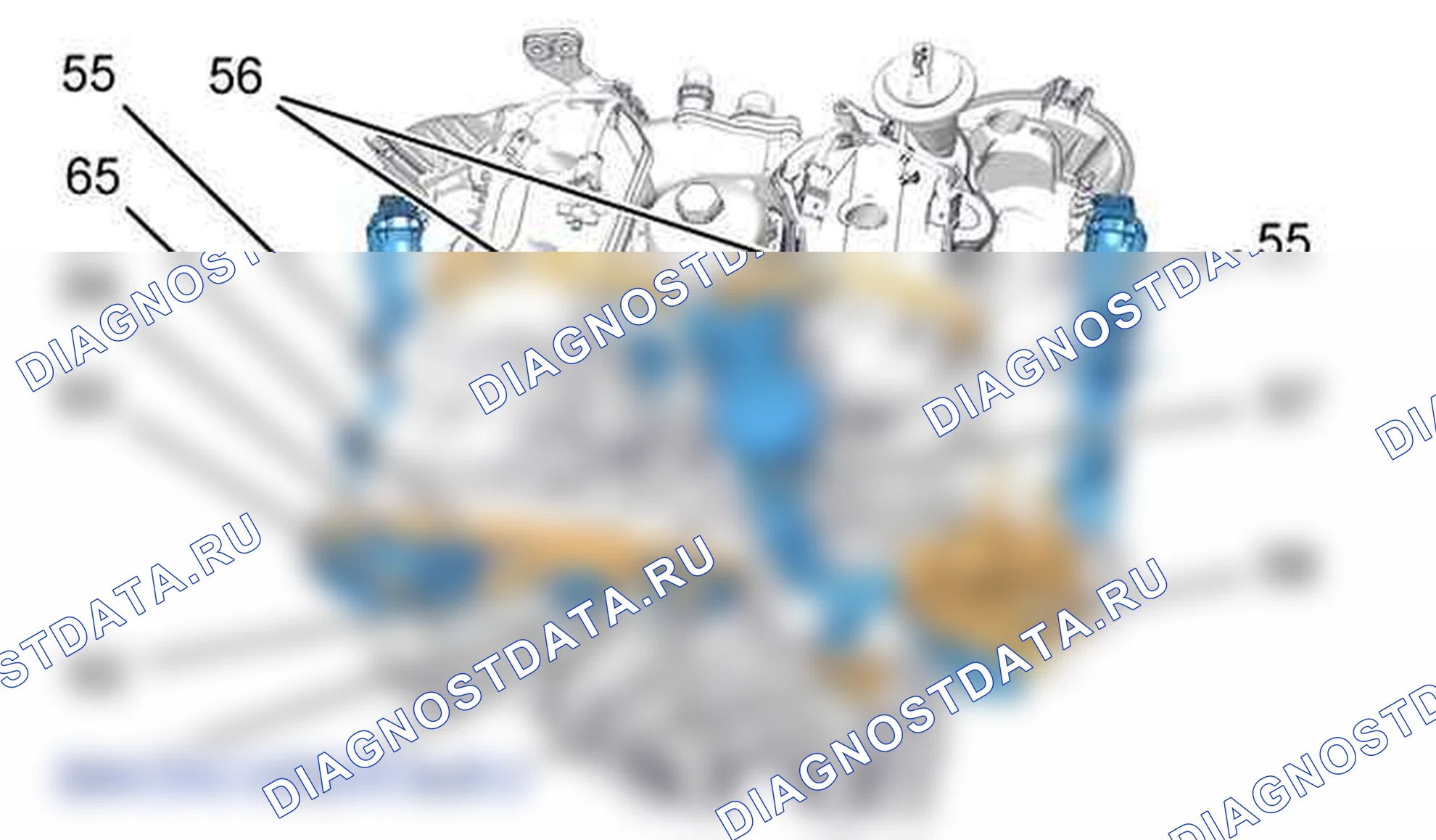 Повторная установка: двигателя — b1cm07kd. Citroen C5 II
