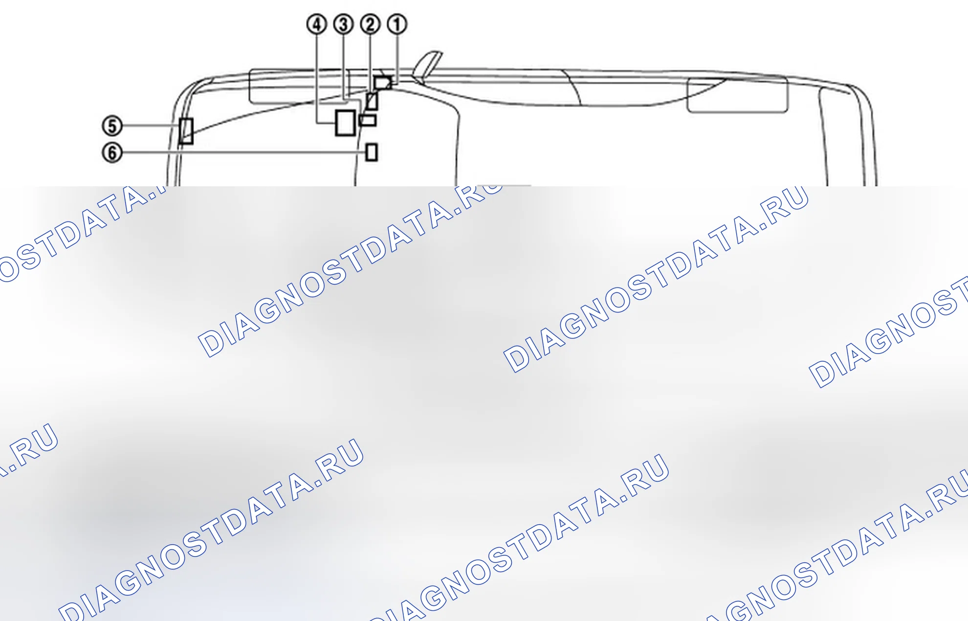 Рис. 15: Расположение компонентов. Infiniti FX35 I рестайлинг