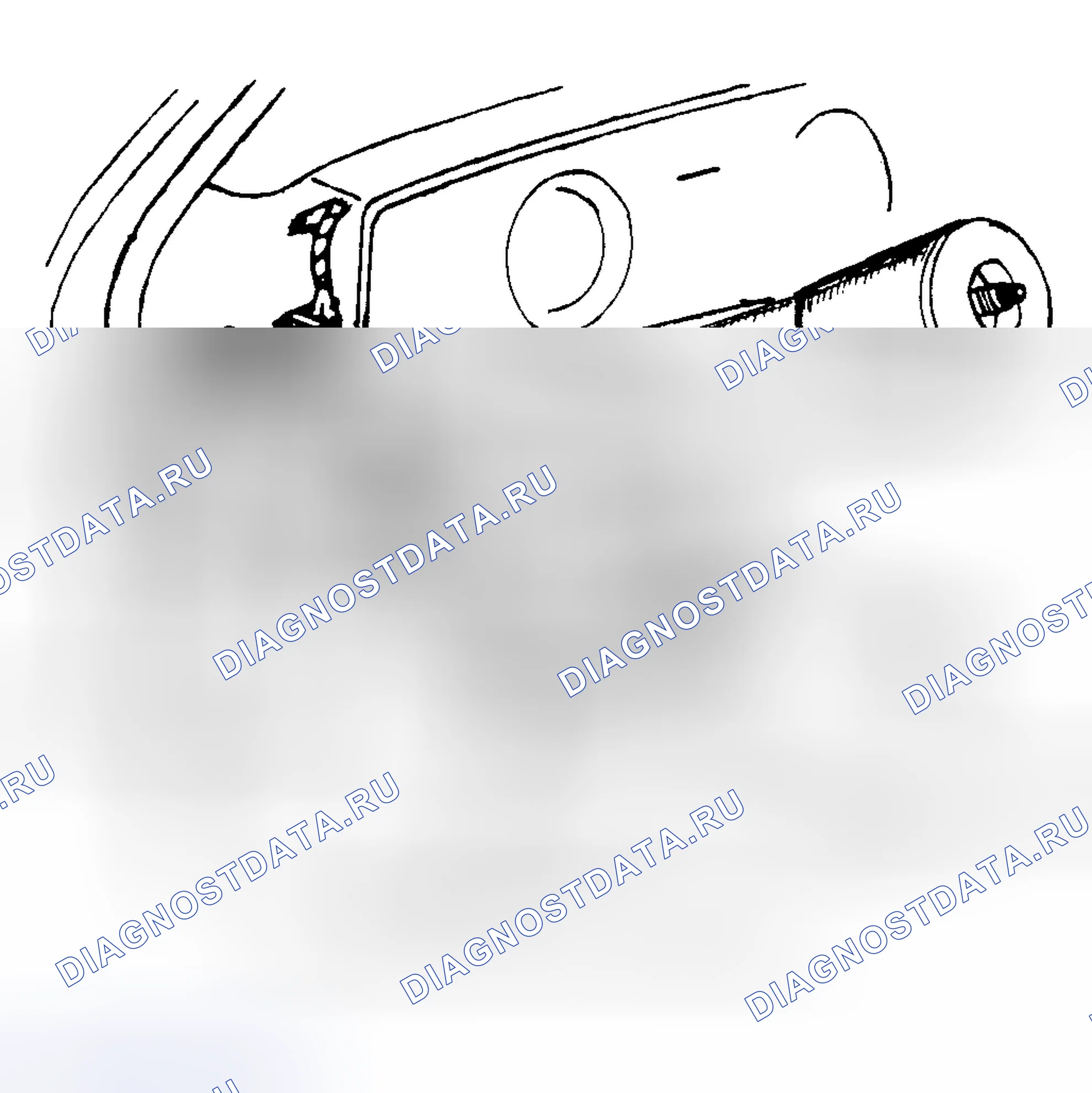 Рис. 12: Расположение компонентов (1 из 4). GMC Cab & Chassis R2500 
