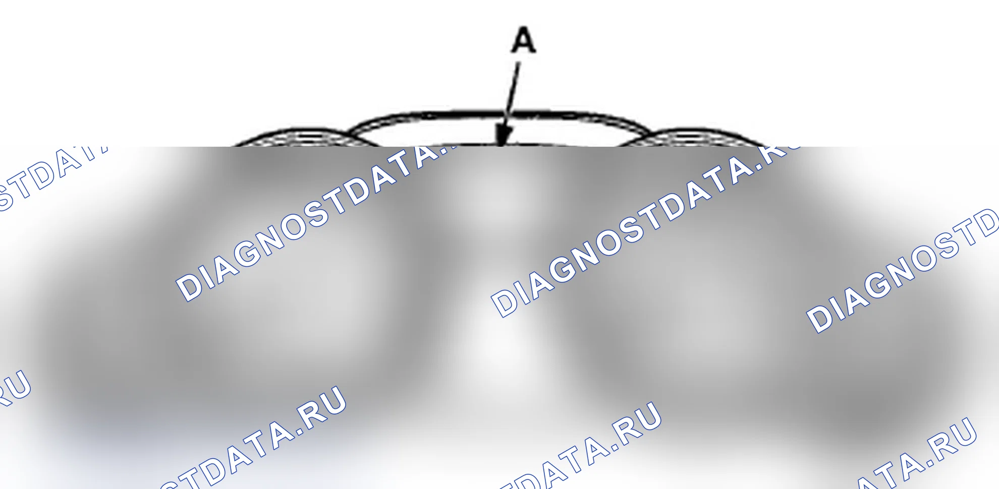 Рис. 39: Индикация многоинформационного дисплея (MID). Acura MDX II рестайлинг