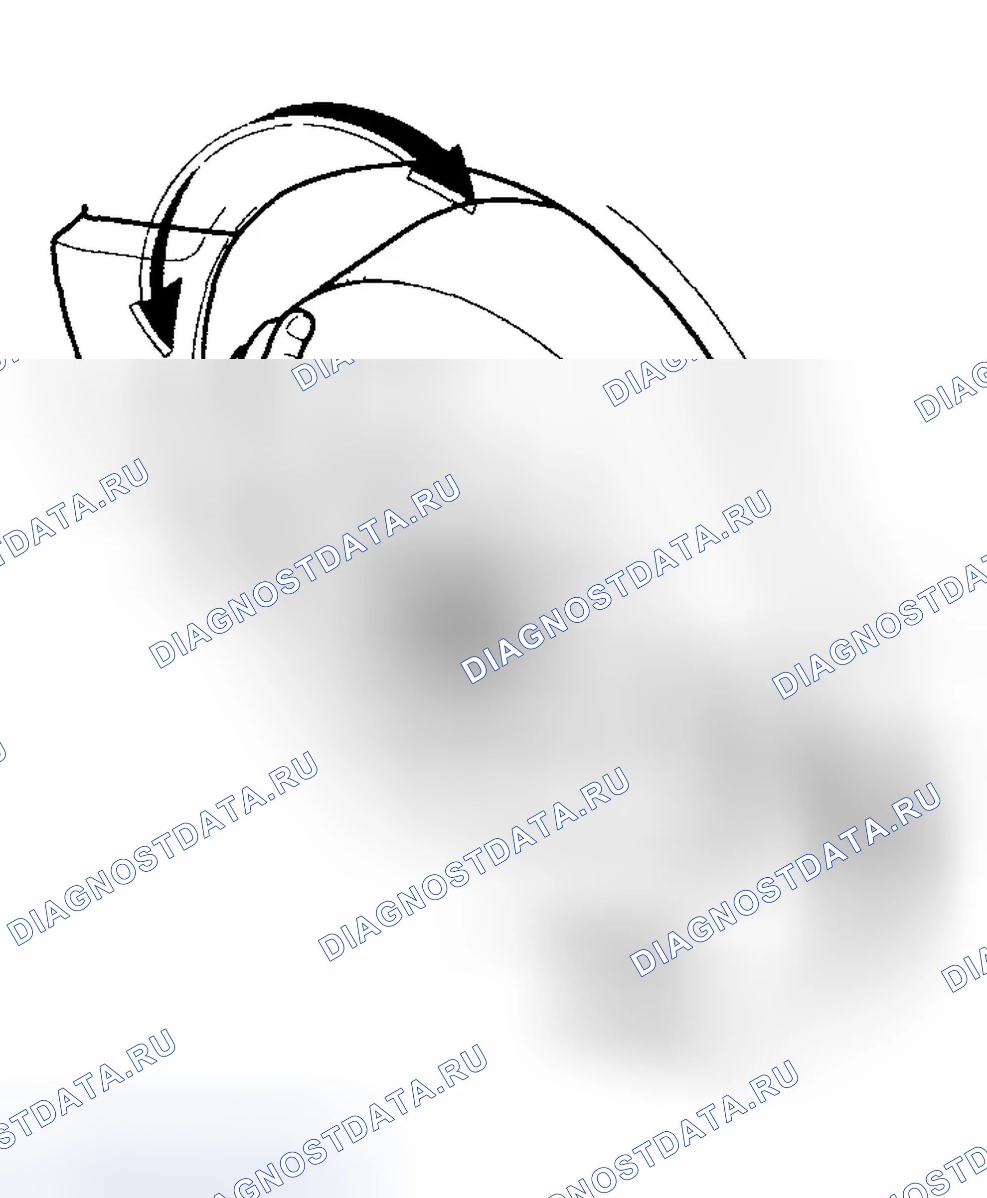 Рис. 3: ПРОВЕРКА ЛЮФТА ПОДШИПНИКА КОЛЕСА. Hyundai Tucson I