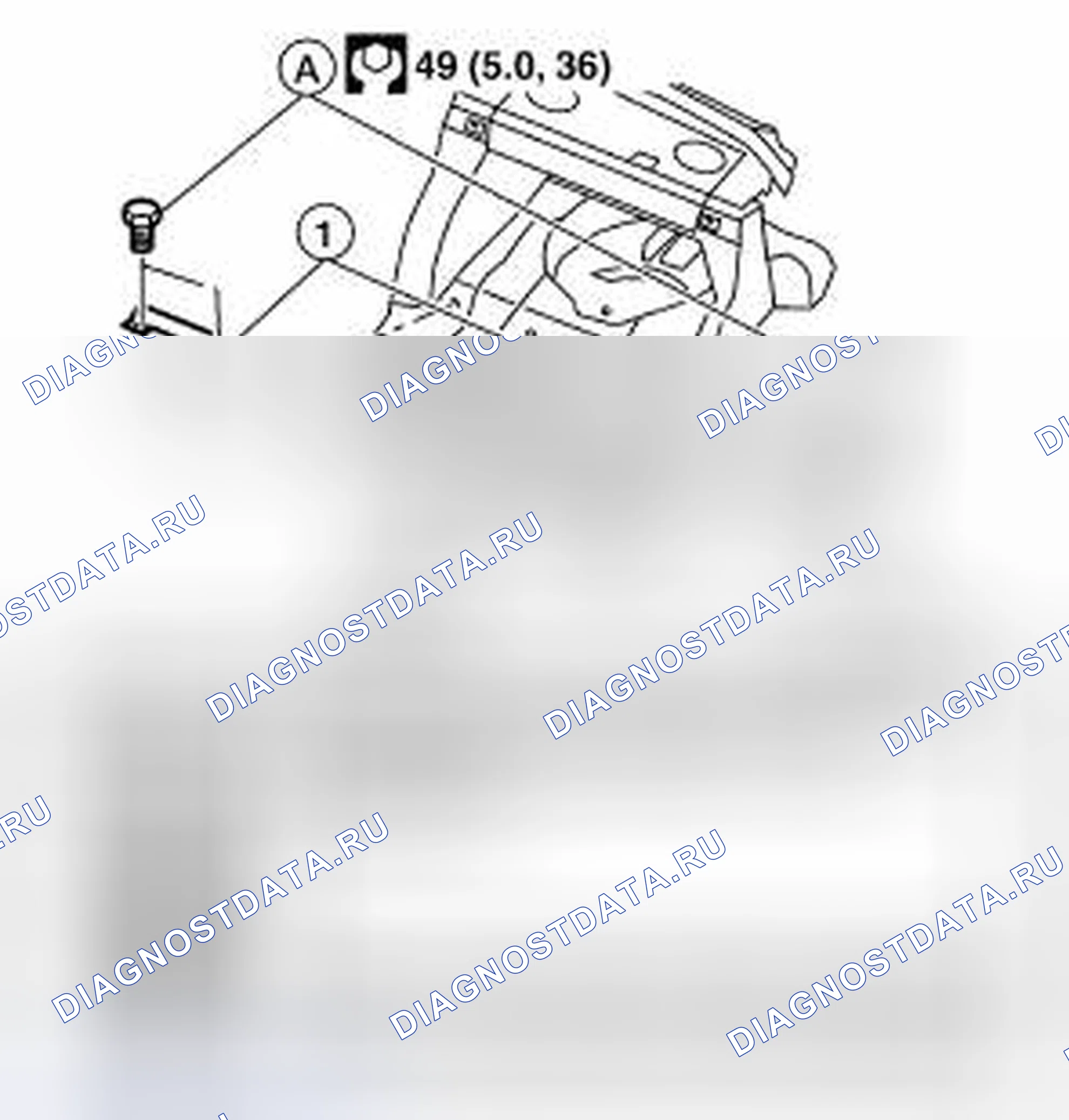 Рис. 4: ДЕМОНТАЖ. Nissan Sentra B16 рестайлинг