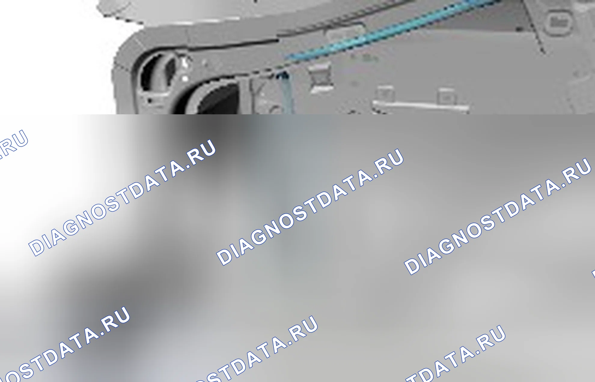 Как снять и установить задний сливной шланг люка крыши. Ford Mondeo IV рестайлинг