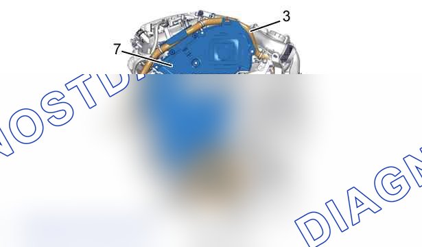 Снятие - Установка: ремень ГРМ — b1eg0vcd. Citroen C4 II