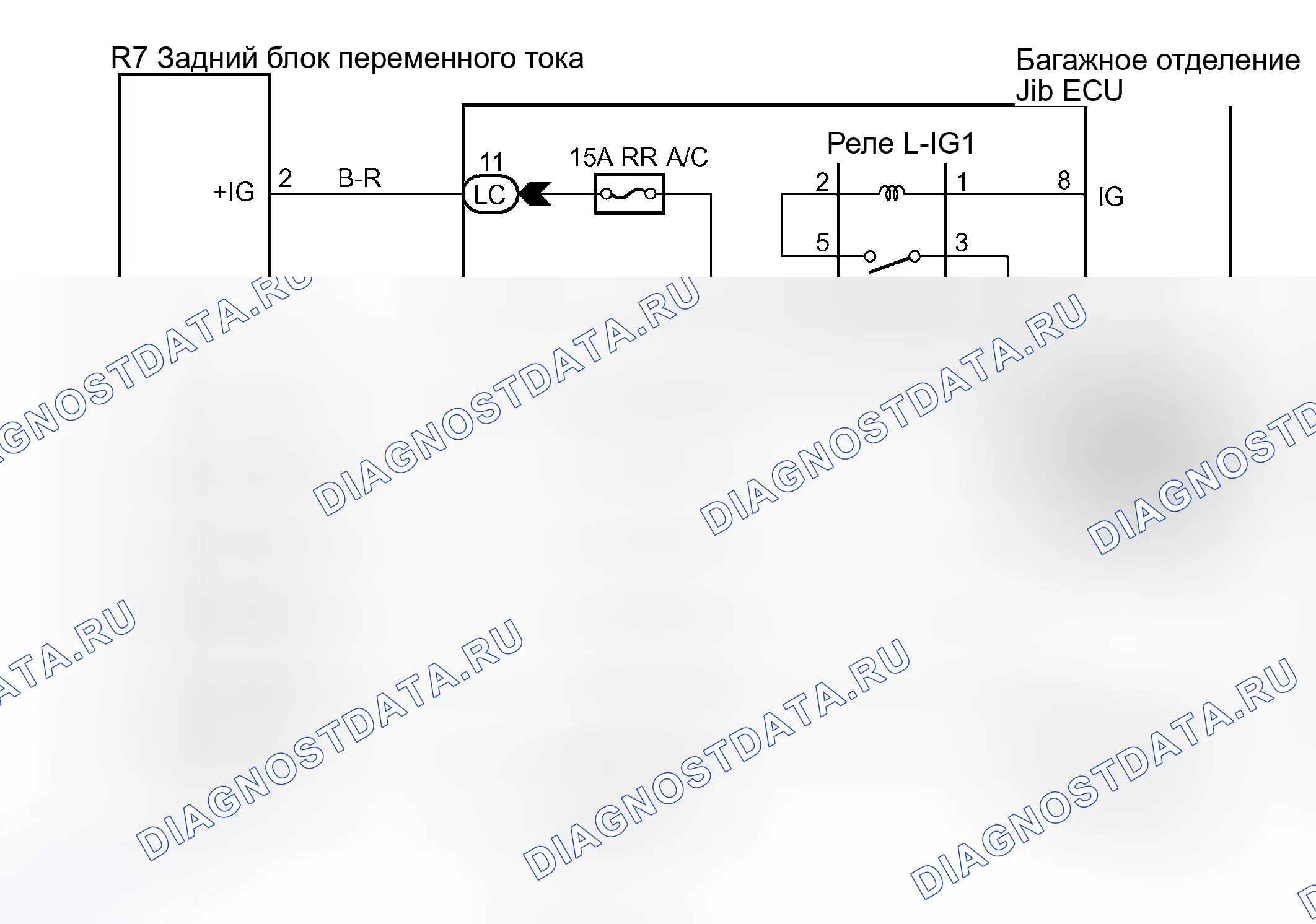 Рис. 160: электросхема. Honda Accord II
