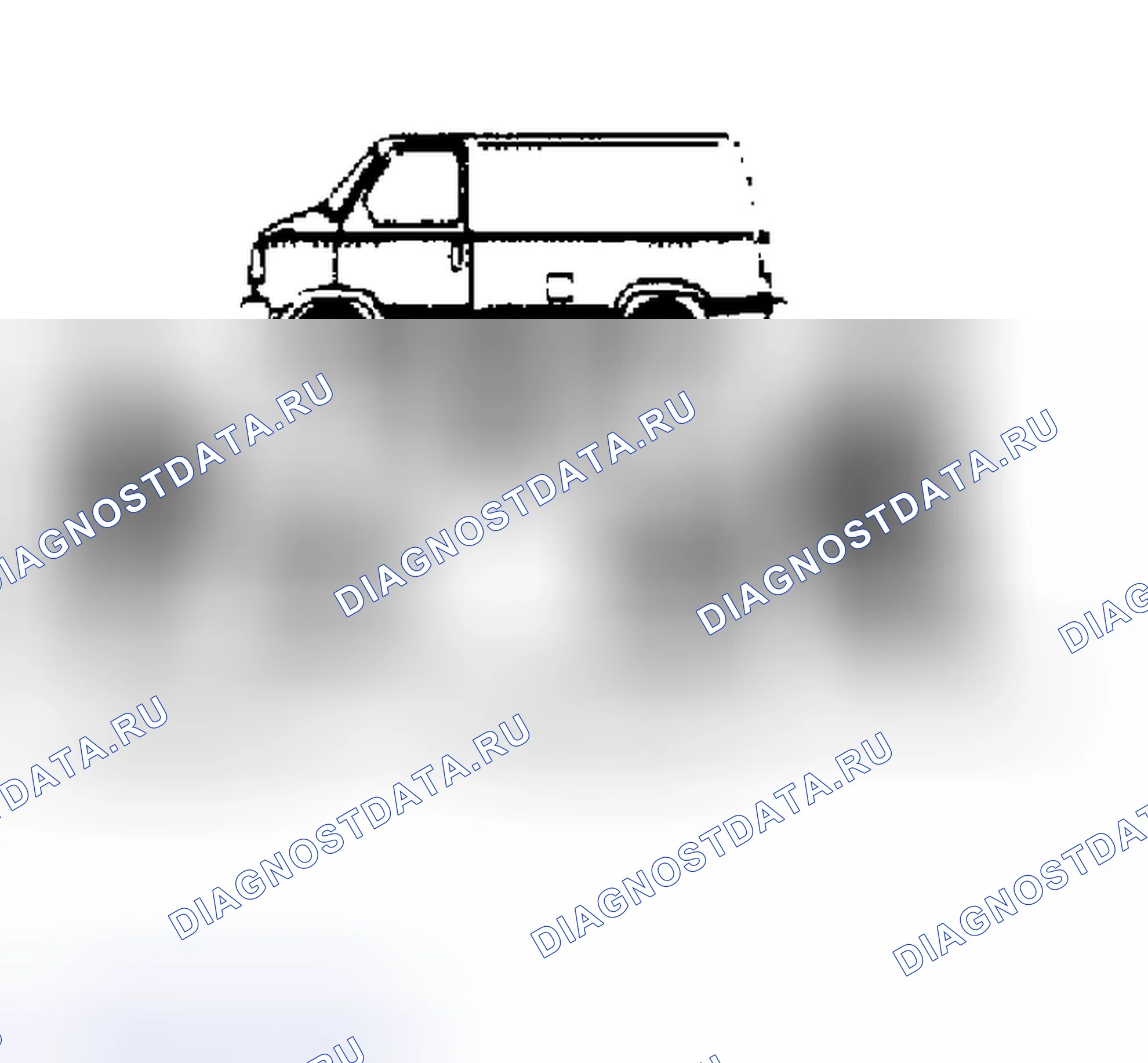 Рис. 6: Подъемные точки (Astro Van и Safari Van). GMC Cab & Chassis S15 
