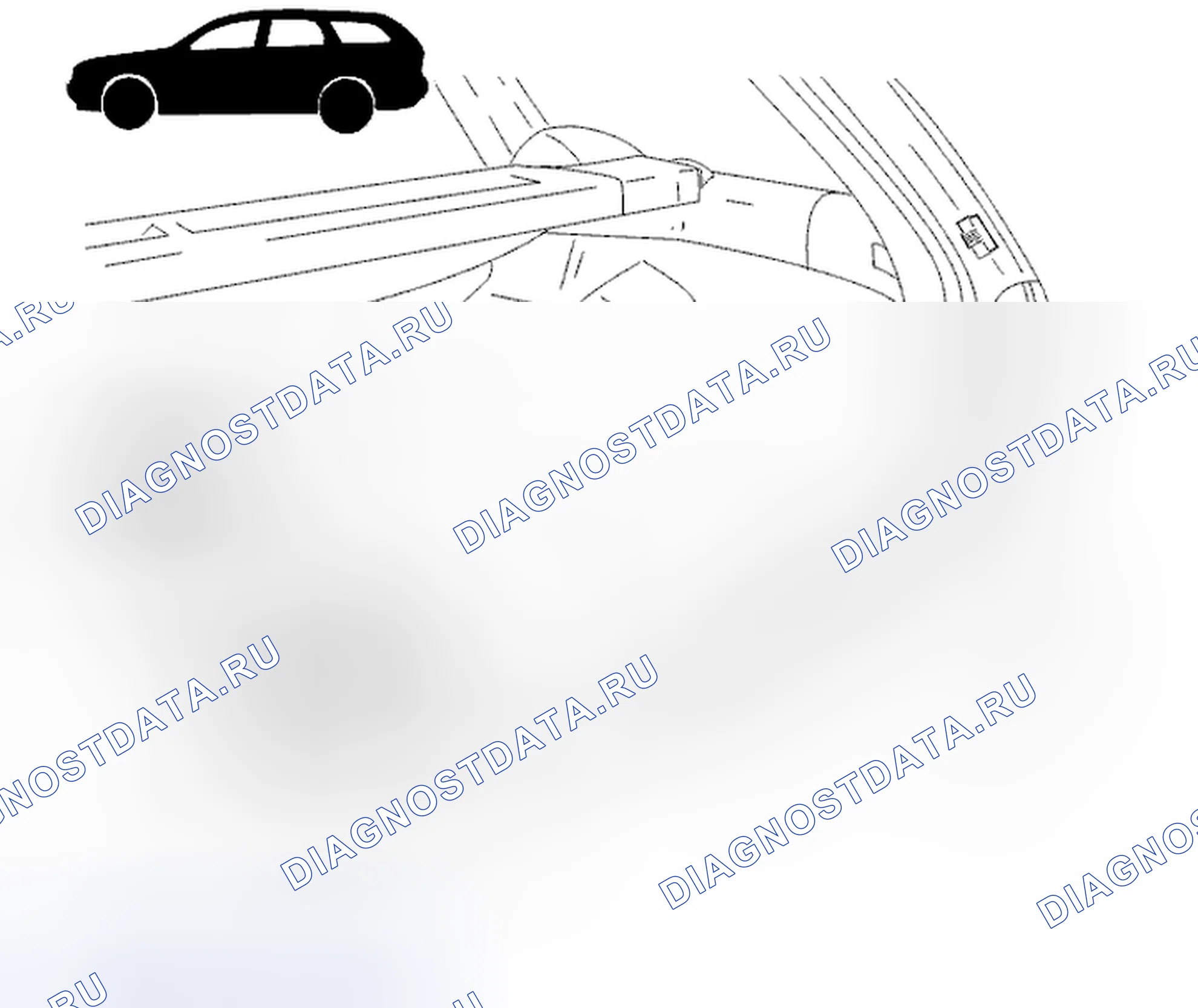 Рис. 64: Установить верхнюю секцию заднего амортизатора. Volvo V40 I рестайлинг