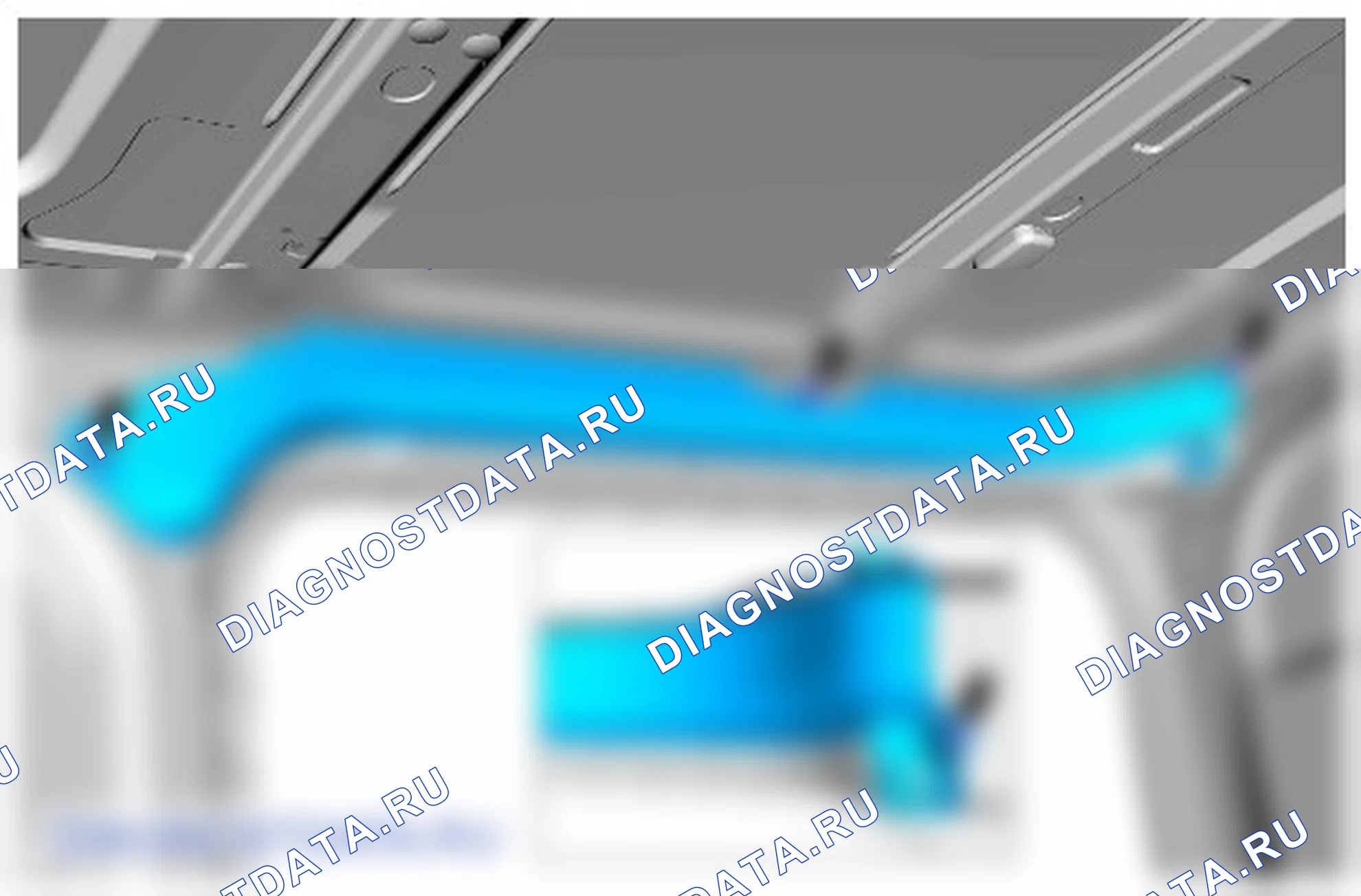 Как снять и установить обшивку потолка передней части салона. Ford Transit Custom I