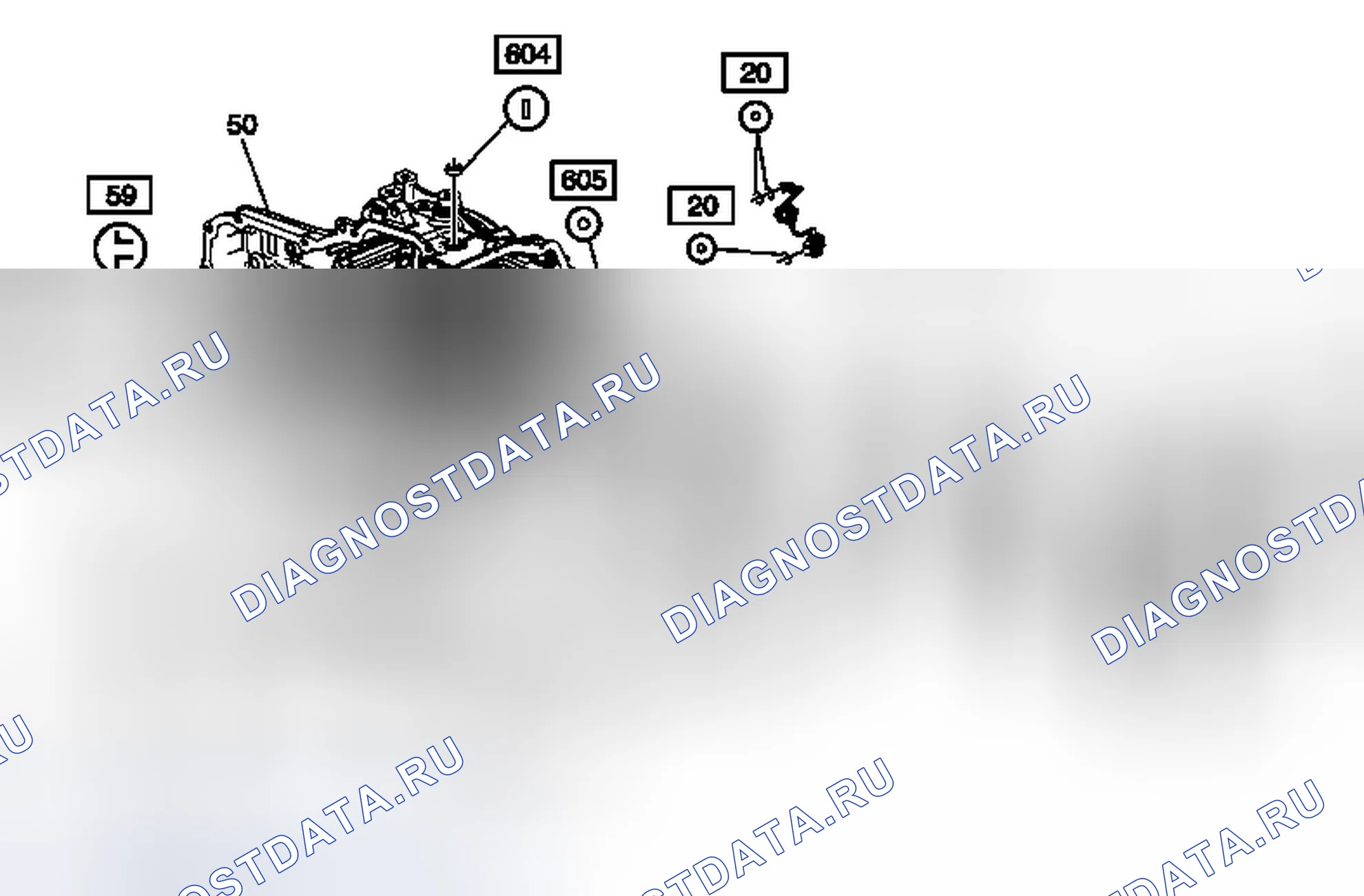 Рис. 73: Комплект уплотнения A/Trans (Gen 1) 24251353 (2 из 2). Chevrolet Captiva I рестайлинг 2