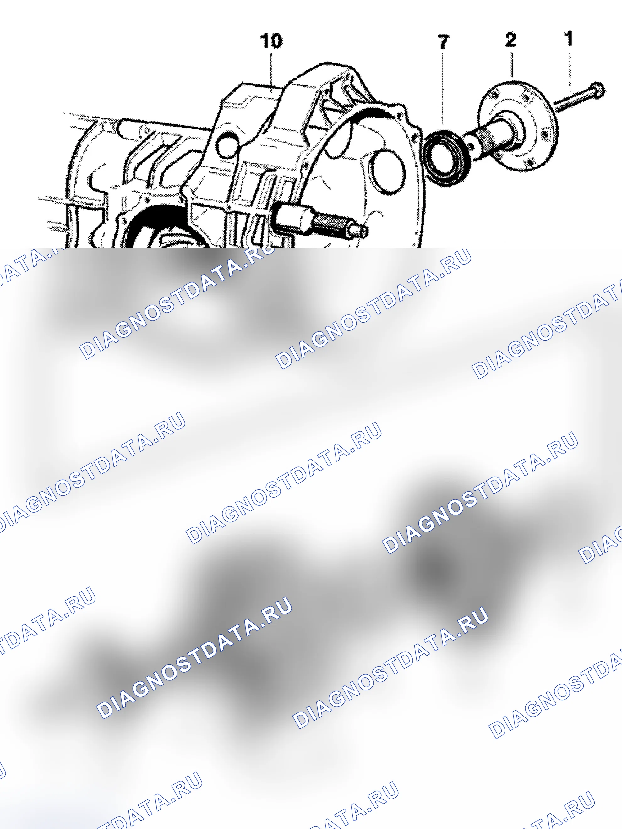 Рис. 28: Обзор дифференциалов и приводов. Porsche 911 Carrera 996 рестайлинг