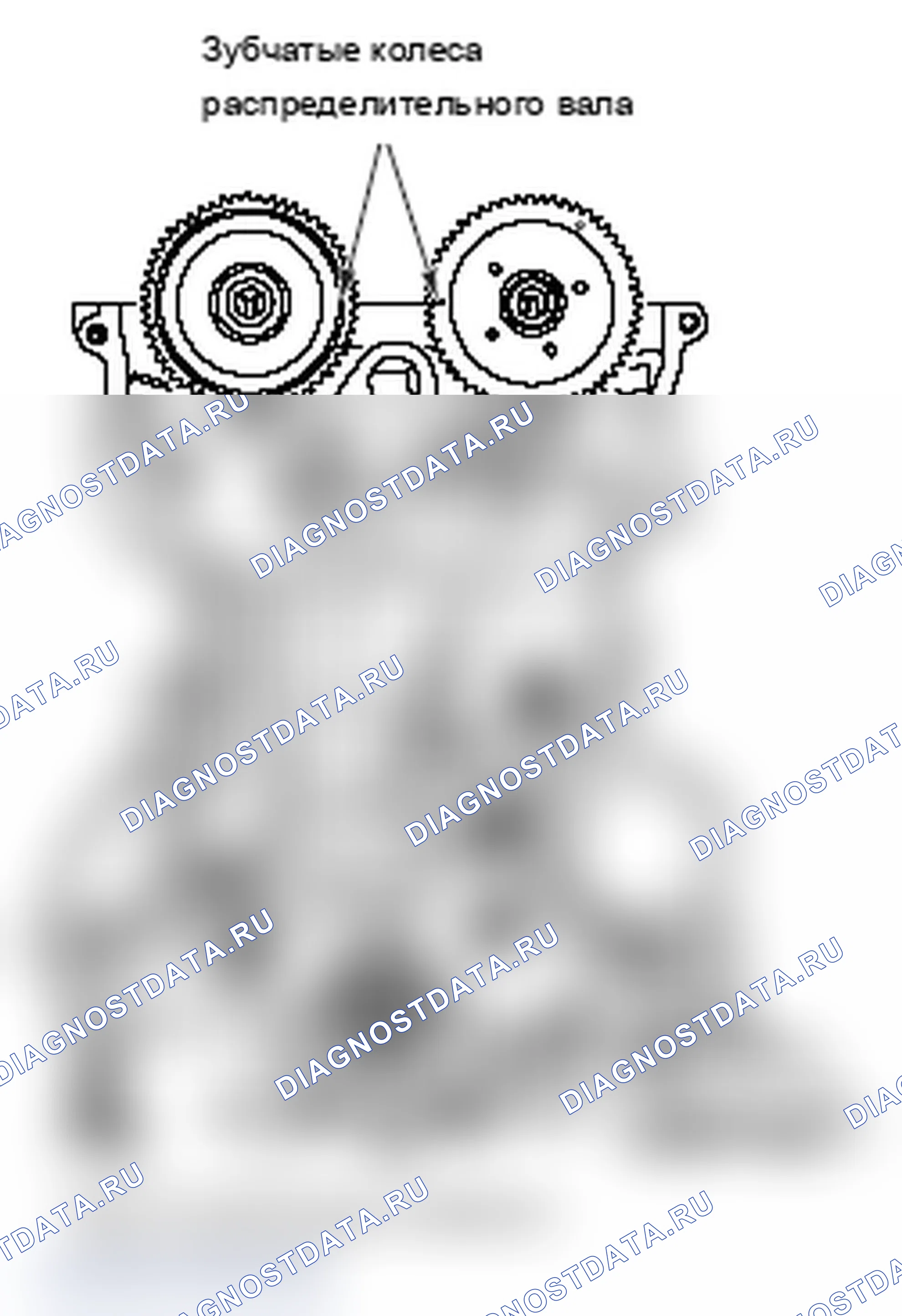 Рис. 363: >> A <<УСТАНОВКА ЦЕПИ СИНХРОНИЗАЦИИ. Mitsubishi Lancer Ralliart X рестайлинг